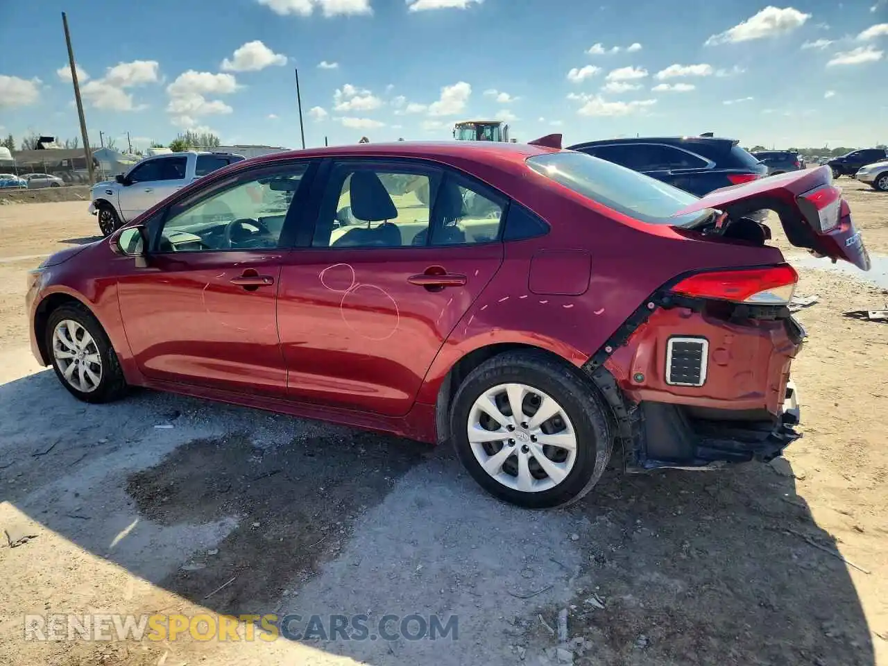 2 Photograph of a damaged car JTDEPMAE5NJ192049 TOYOTA COROLLA 2022