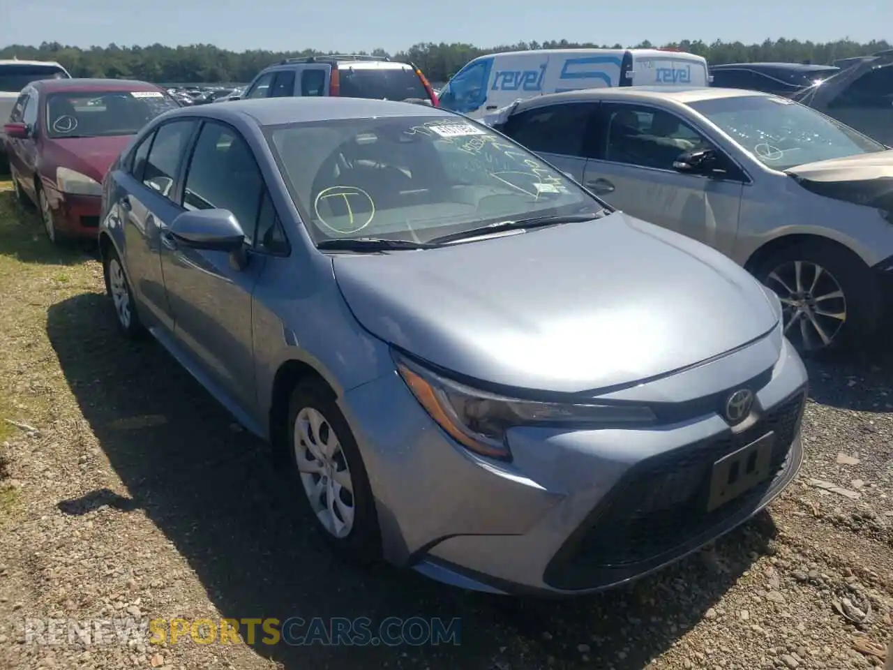 1 Photograph of a damaged car JTDEPMAE5NJ192536 TOYOTA COROLLA 2022