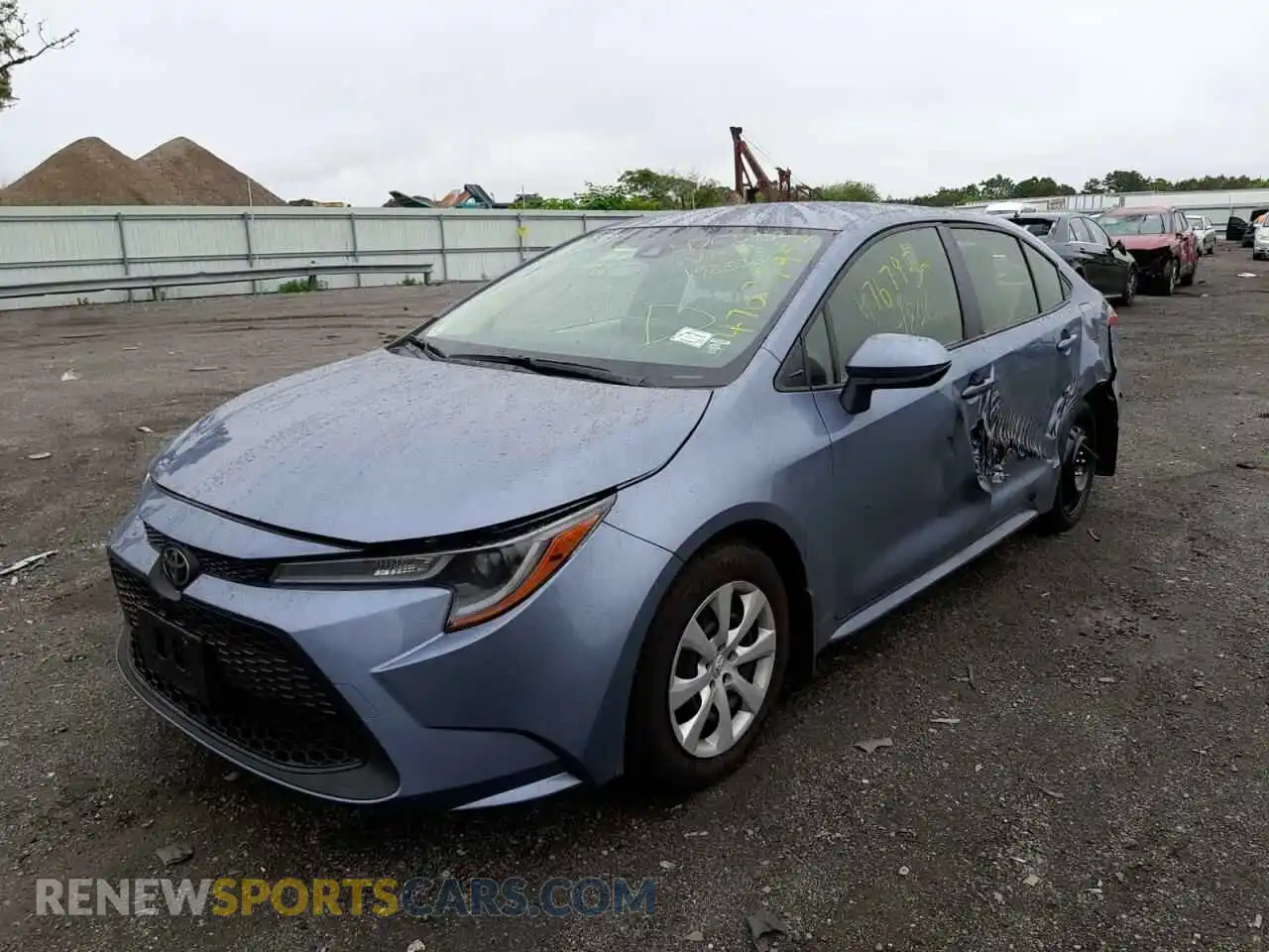 2 Photograph of a damaged car JTDEPMAE5NJ192536 TOYOTA COROLLA 2022
