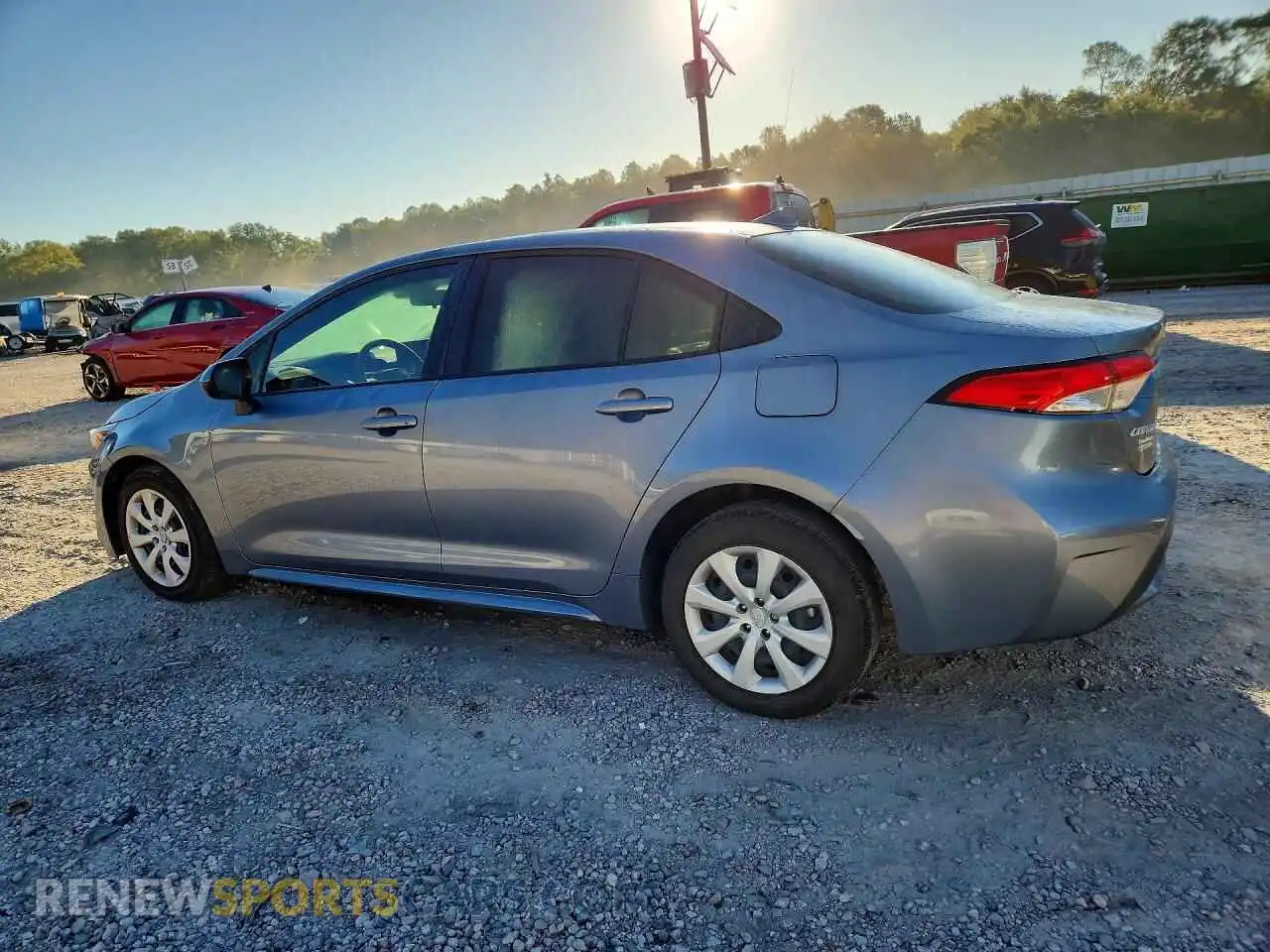 2 fotografías del automóvil dañado JTDEPMAE5NJ194500 TOYOTA COROLLA 2022