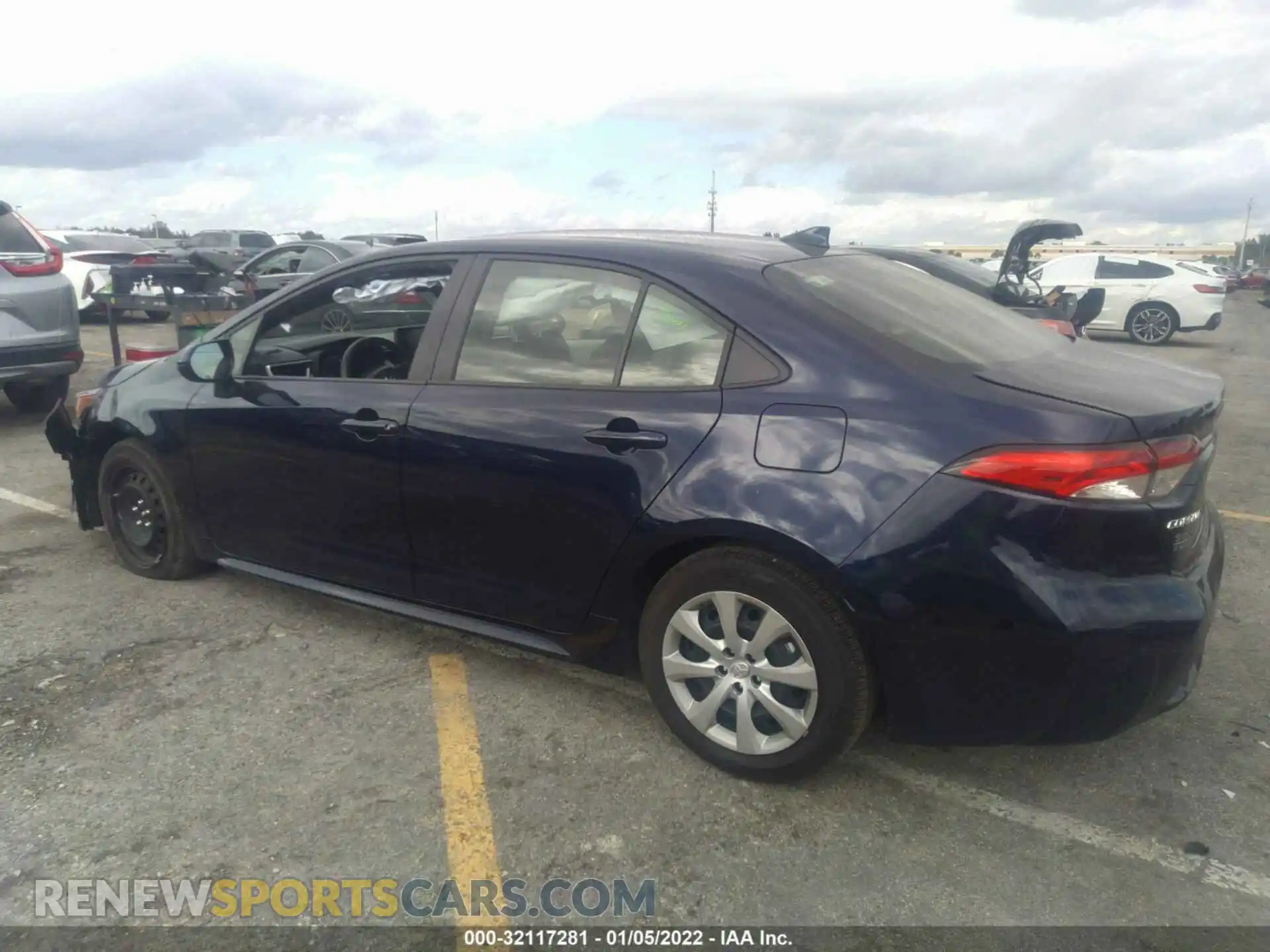 3 Photograph of a damaged car JTDEPMAE5NJ201882 TOYOTA COROLLA 2022