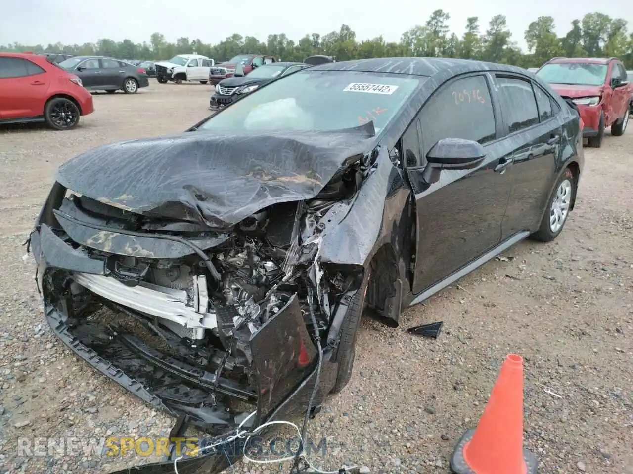 2 Photograph of a damaged car JTDEPMAE5NJ208749 TOYOTA COROLLA 2022