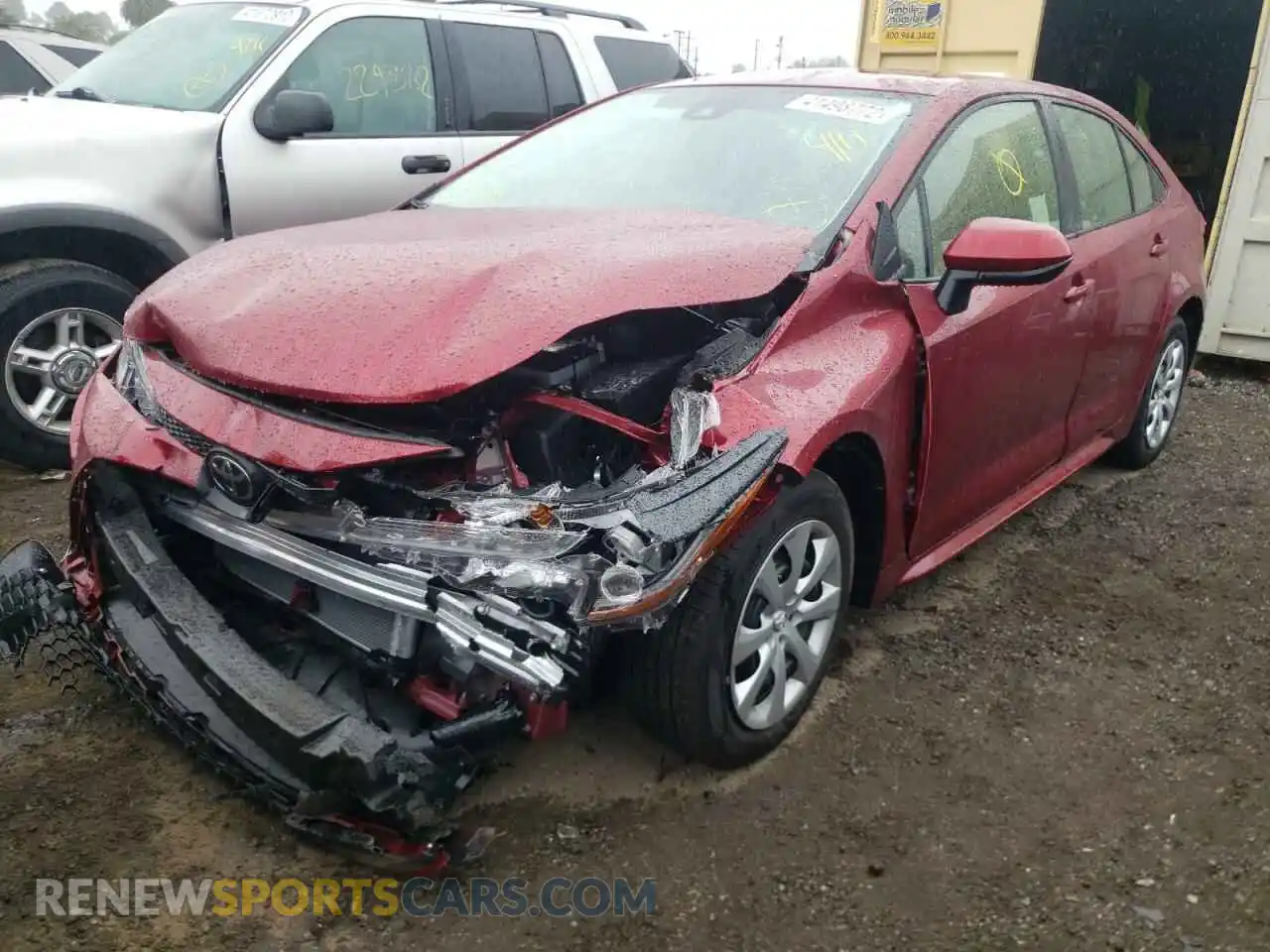2 Photograph of a damaged car JTDEPMAE5NJ211568 TOYOTA COROLLA 2022