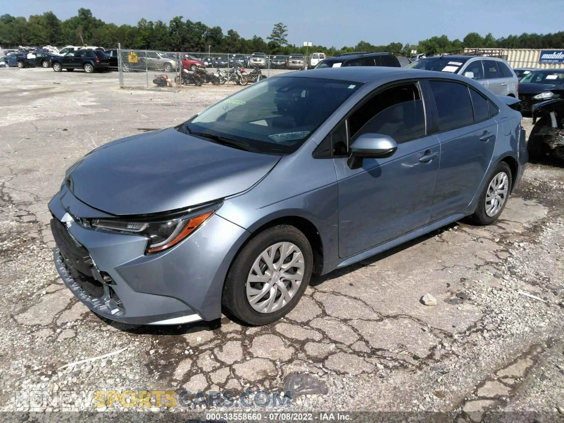 2 Photograph of a damaged car JTDEPMAE5NJ213997 TOYOTA COROLLA 2022
