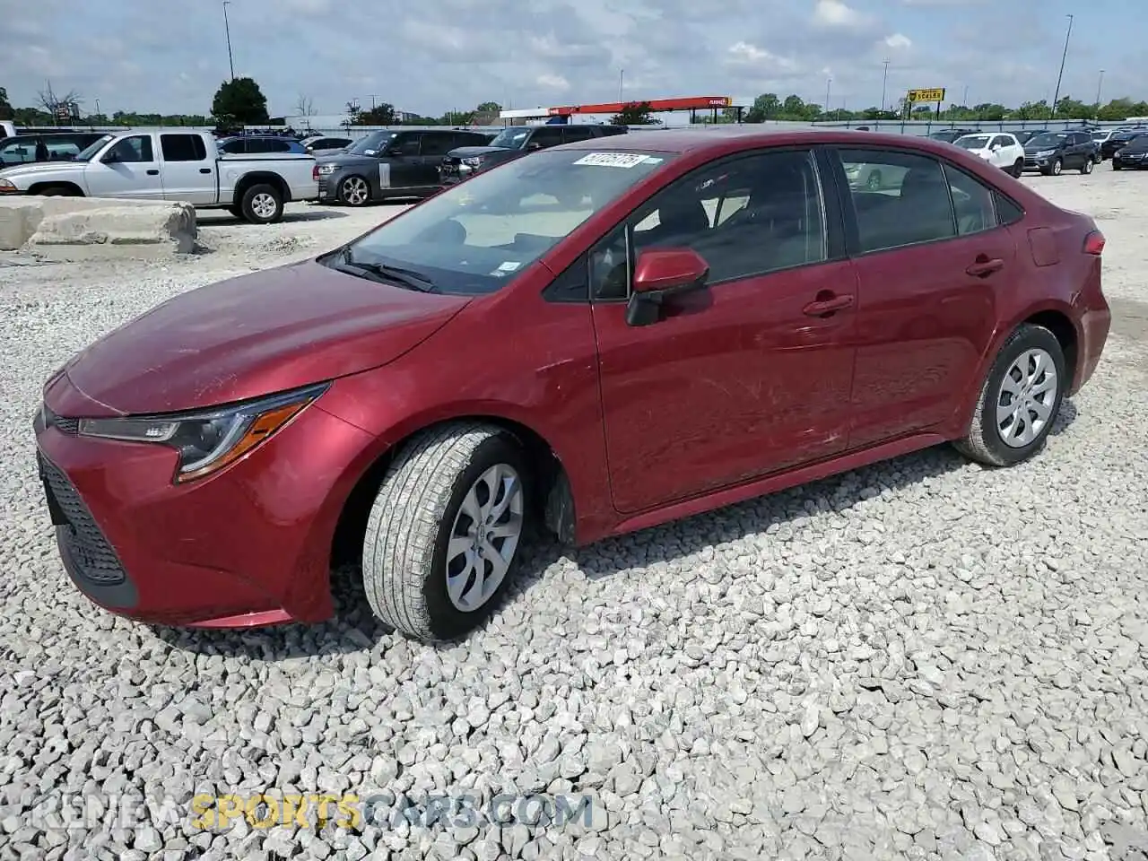 1 Photograph of a damaged car JTDEPMAE5NJ221484 TOYOTA COROLLA 2022
