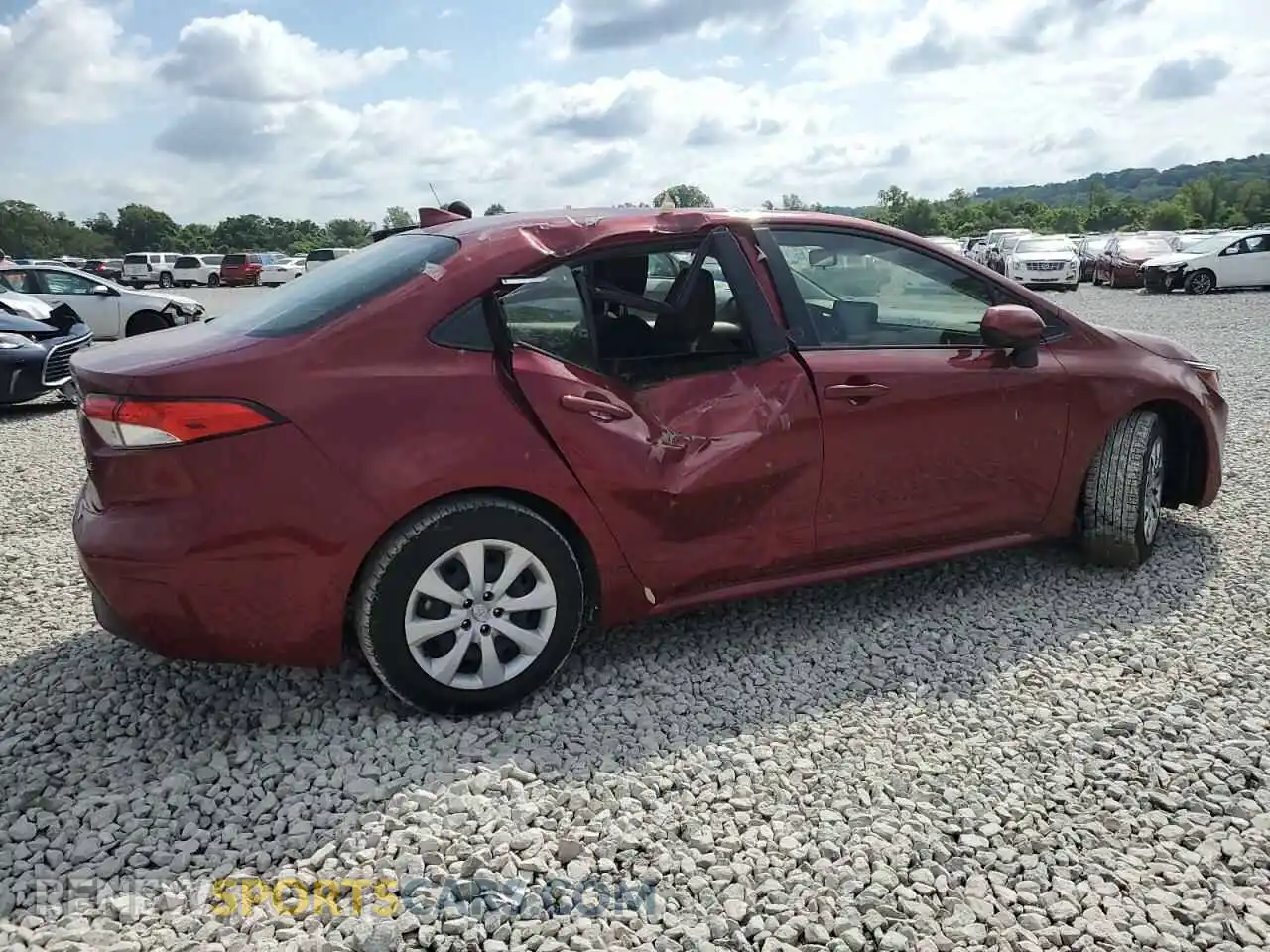 3 Photograph of a damaged car JTDEPMAE5NJ221484 TOYOTA COROLLA 2022