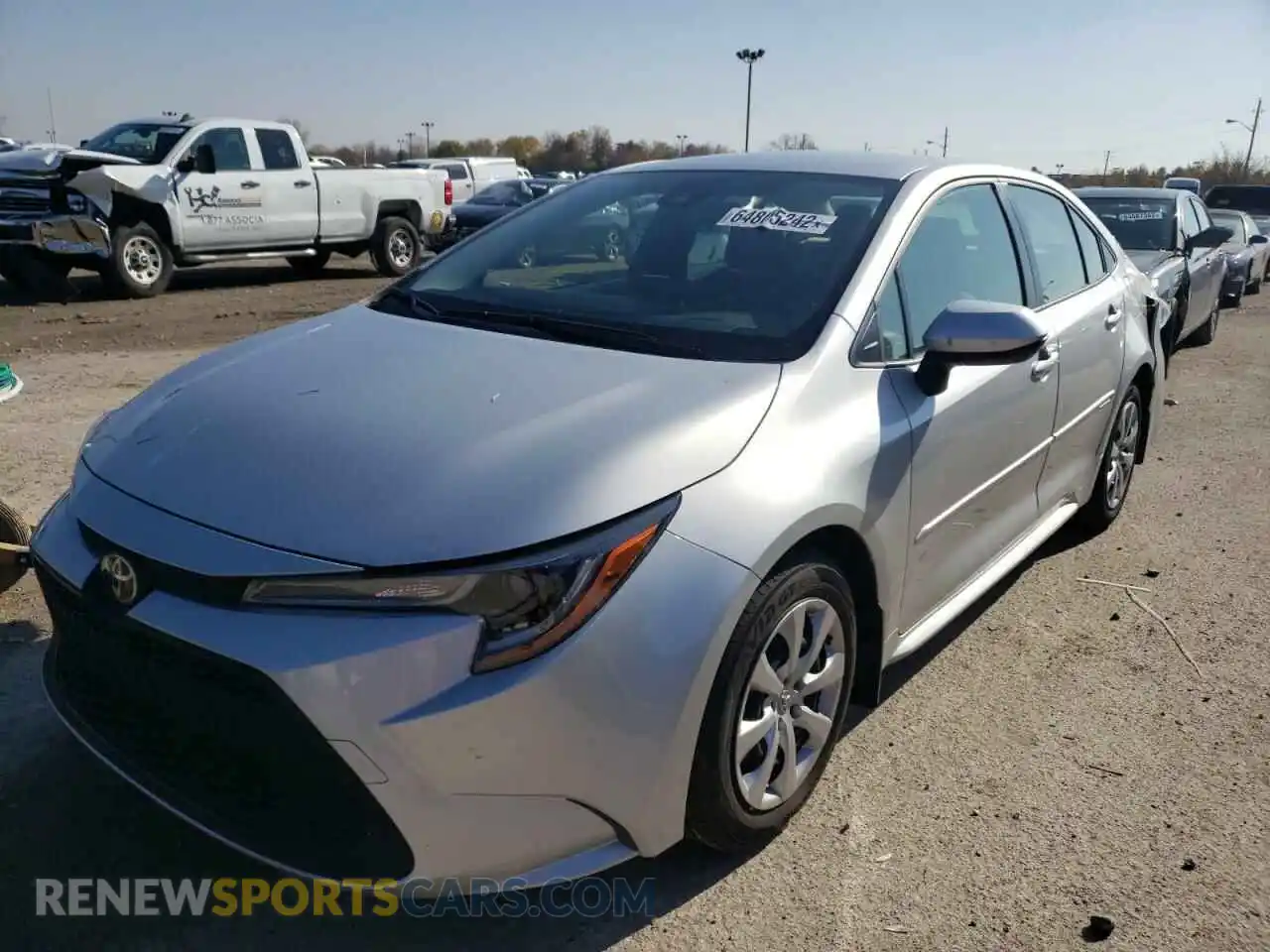 2 Photograph of a damaged car JTDEPMAE5NJ224692 TOYOTA COROLLA 2022