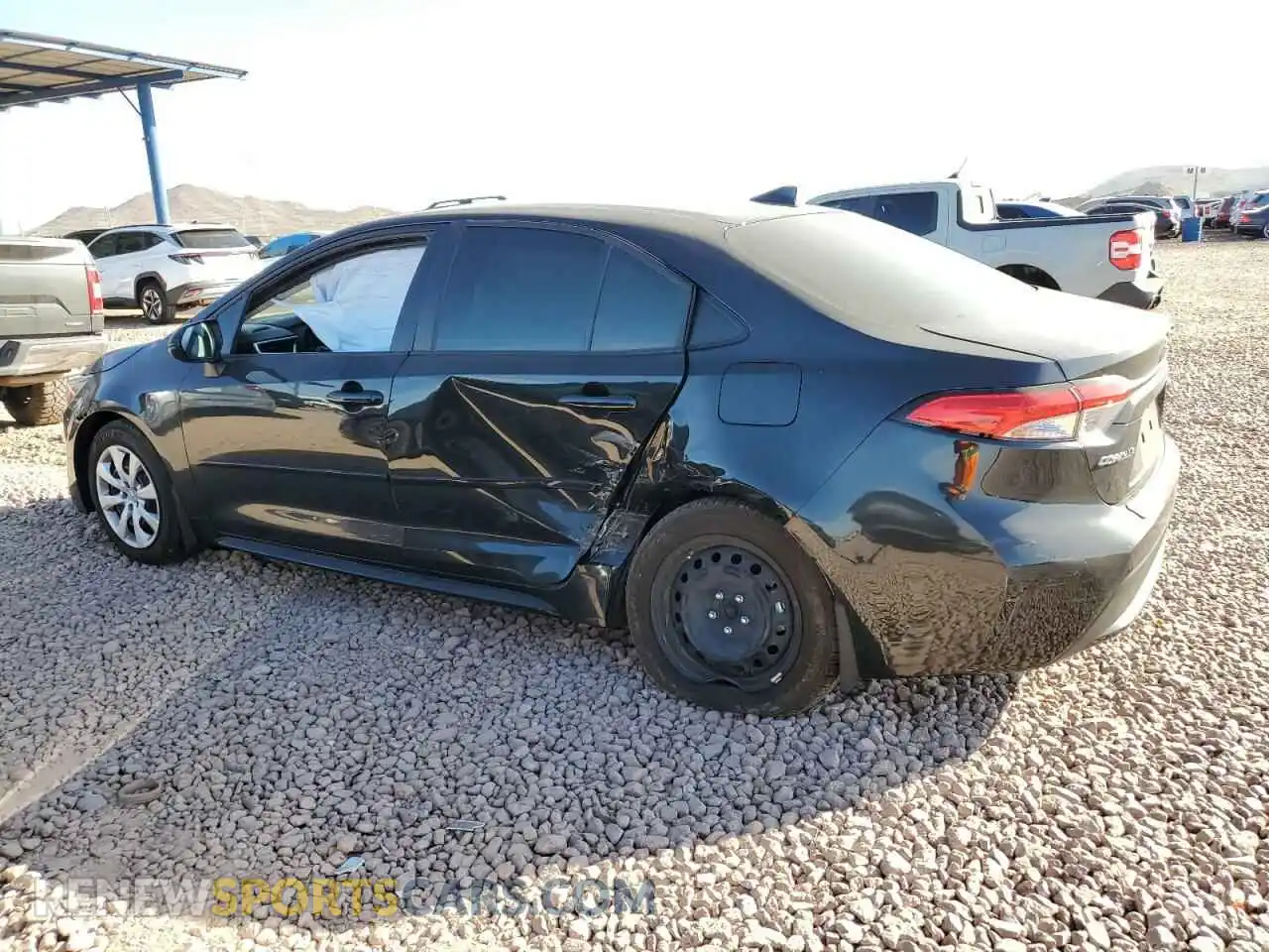 2 Фотография поврежденного автомобиля JTDEPMAE5NJ232050 TOYOTA COROLLA 2022