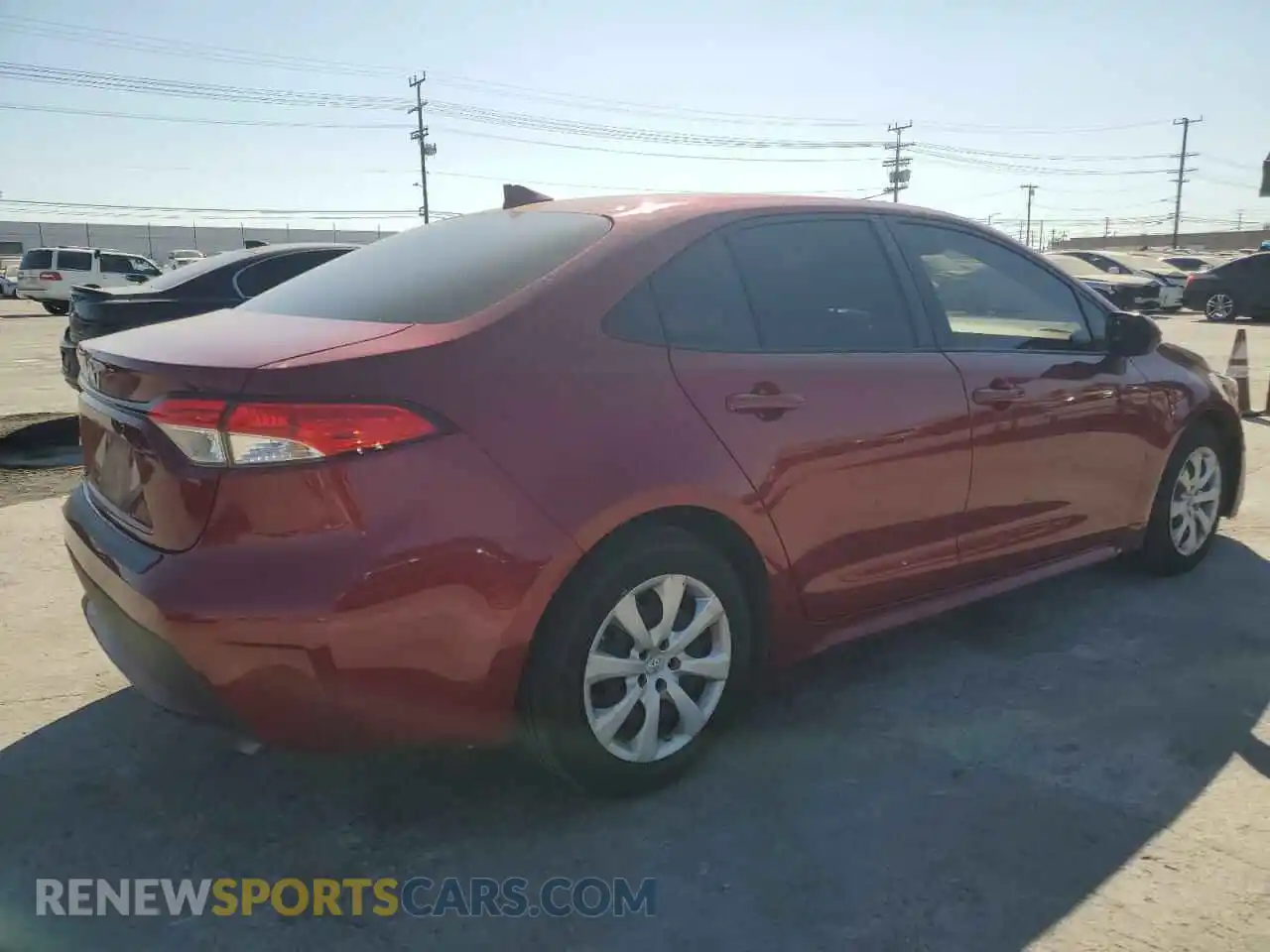 3 Photograph of a damaged car JTDEPMAE5NJ232467 TOYOTA COROLLA 2022