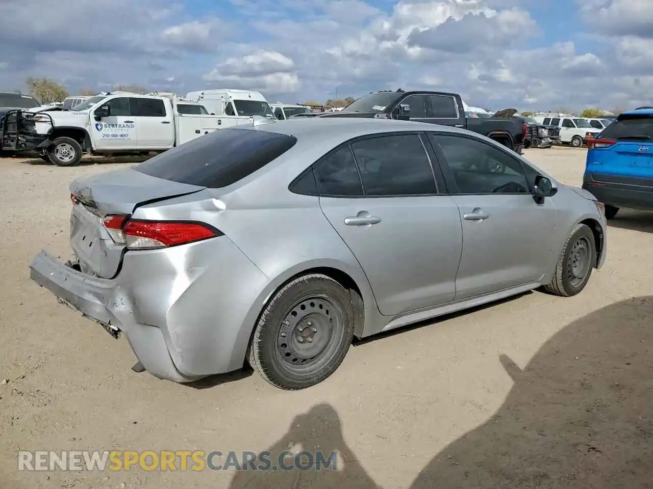 3 Photograph of a damaged car JTDEPMAE6N3000447 TOYOTA COROLLA 2022