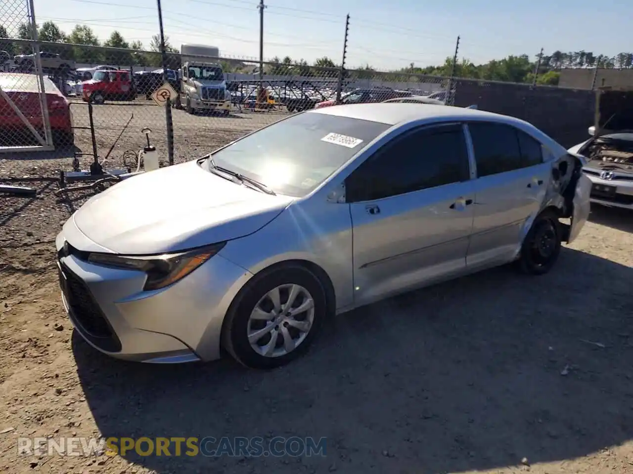1 Photograph of a damaged car JTDEPMAE6N3003137 TOYOTA COROLLA 2022
