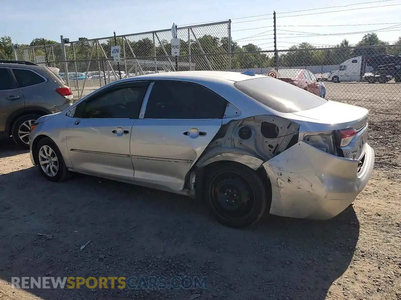 2 Photograph of a damaged car JTDEPMAE6N3003137 TOYOTA COROLLA 2022