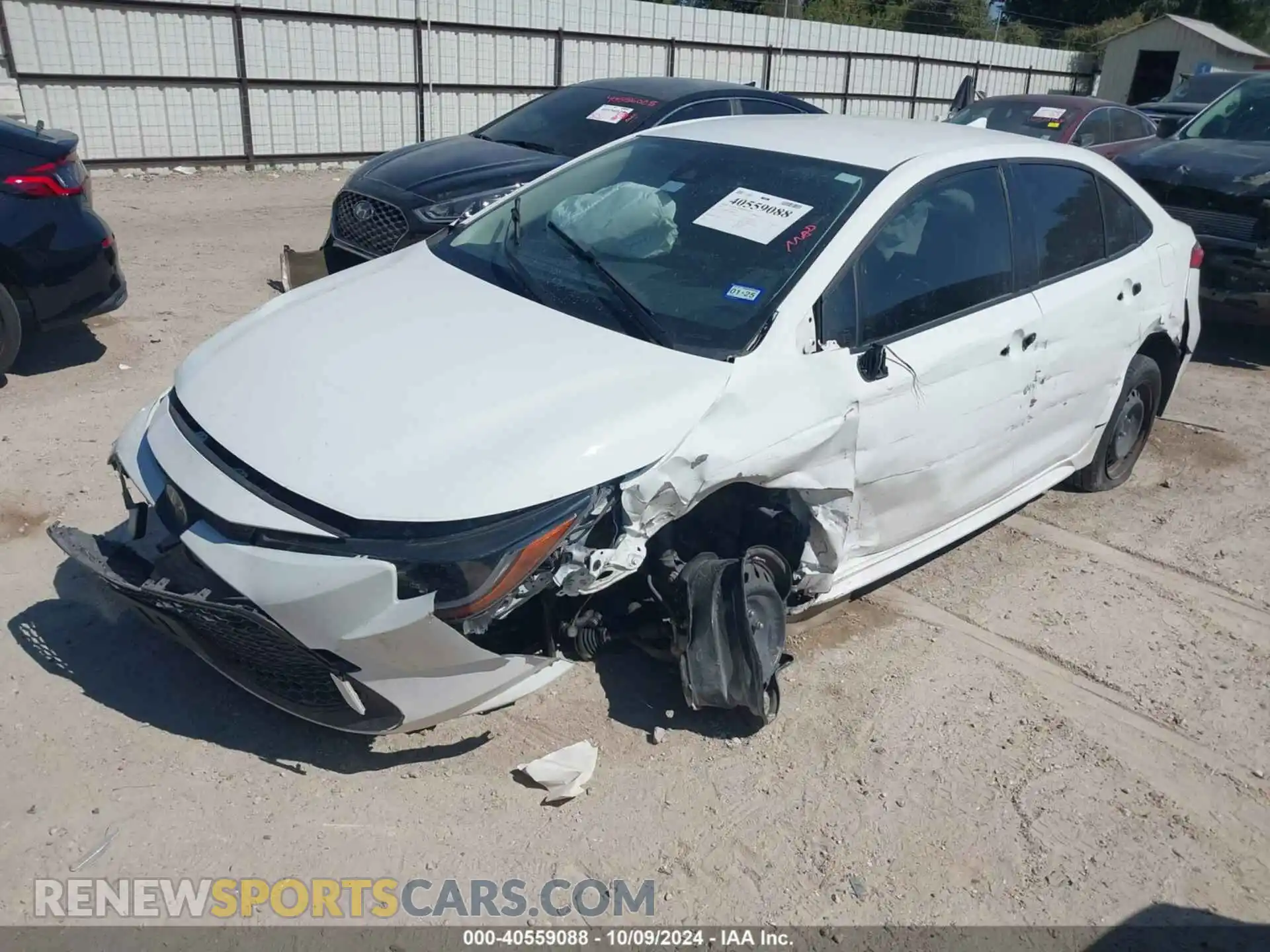 2 Фотография поврежденного автомобиля JTDEPMAE6N3006846 TOYOTA COROLLA 2022