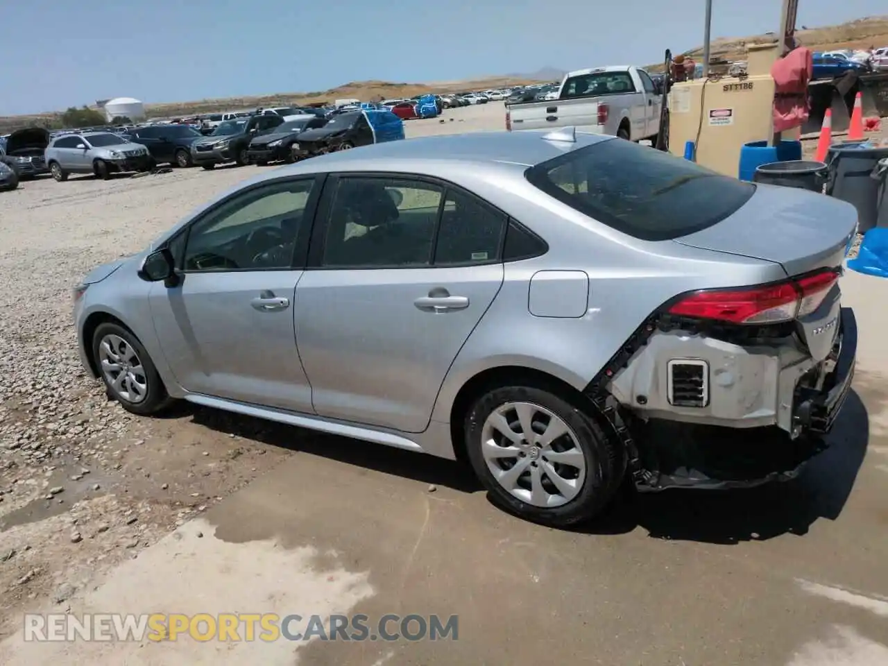 2 Photograph of a damaged car JTDEPMAE6N3017278 TOYOTA COROLLA 2022