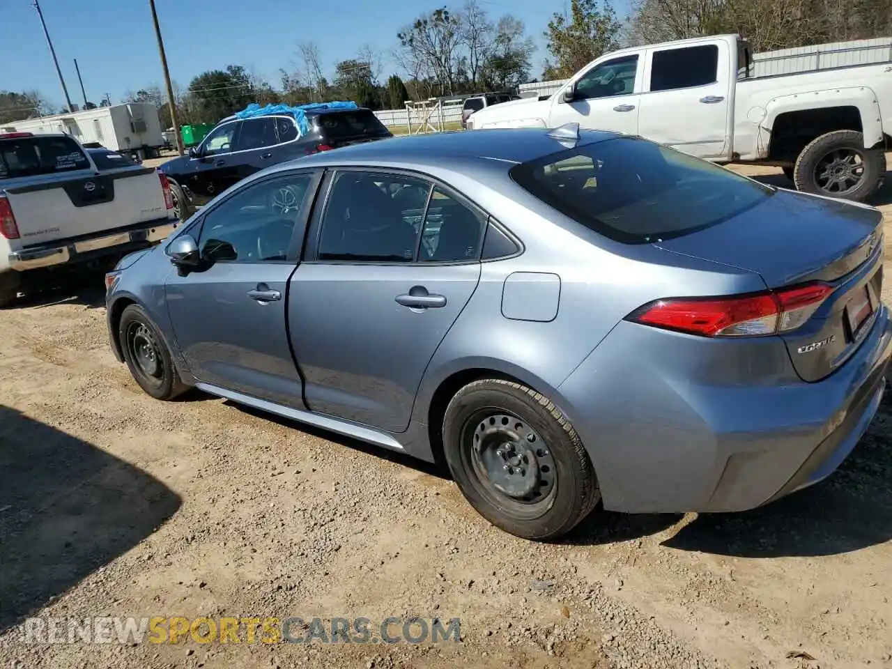 2 fotografías del automóvil dañado JTDEPMAE6NJ201261 TOYOTA COROLLA 2022