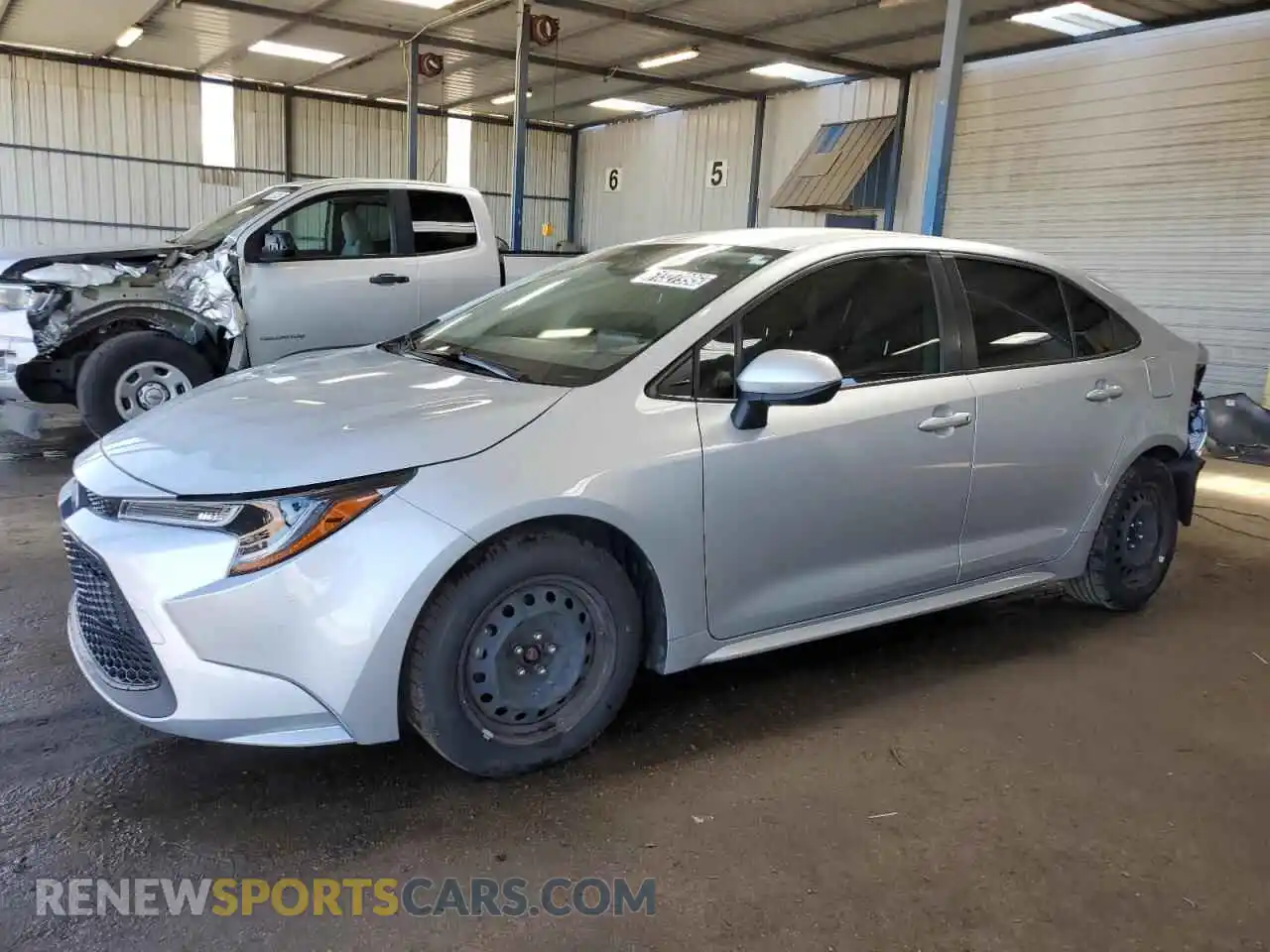 1 Photograph of a damaged car JTDEPMAE6NJ210672 TOYOTA COROLLA 2022