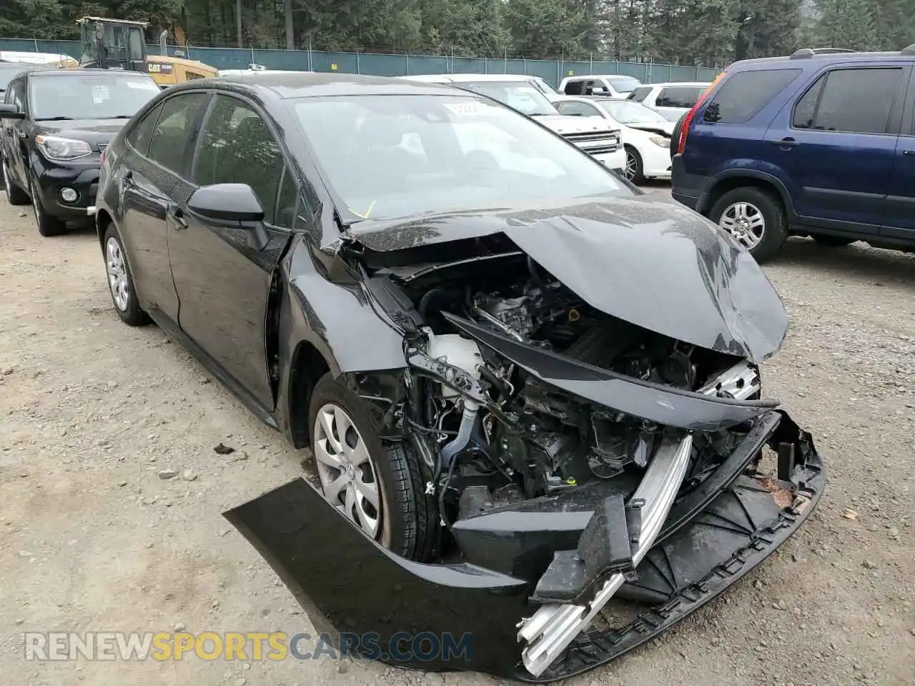 1 Photograph of a damaged car JTDEPMAE6NJ214043 TOYOTA COROLLA 2022