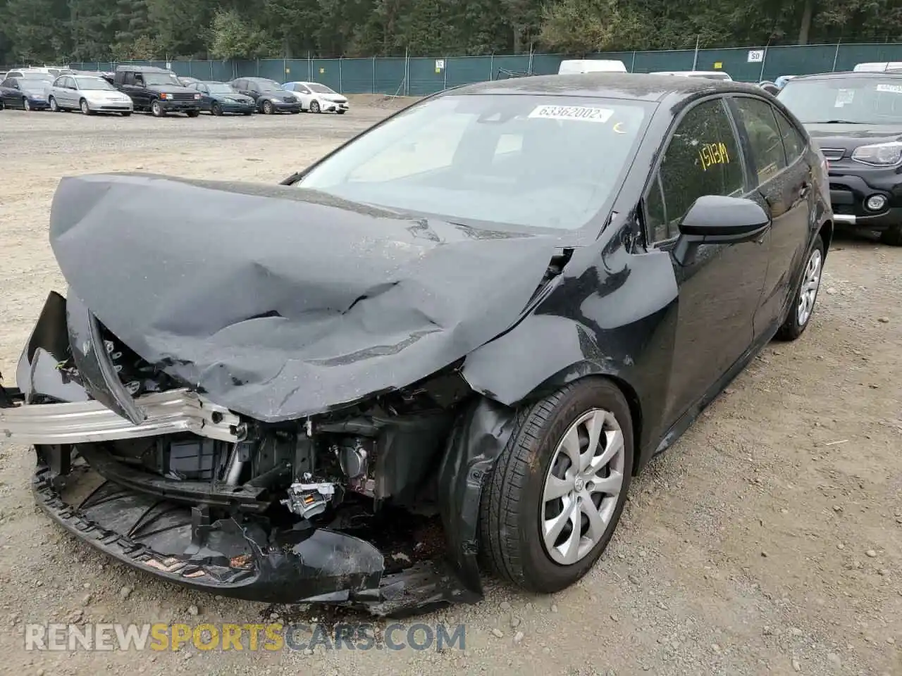 2 Photograph of a damaged car JTDEPMAE6NJ214043 TOYOTA COROLLA 2022