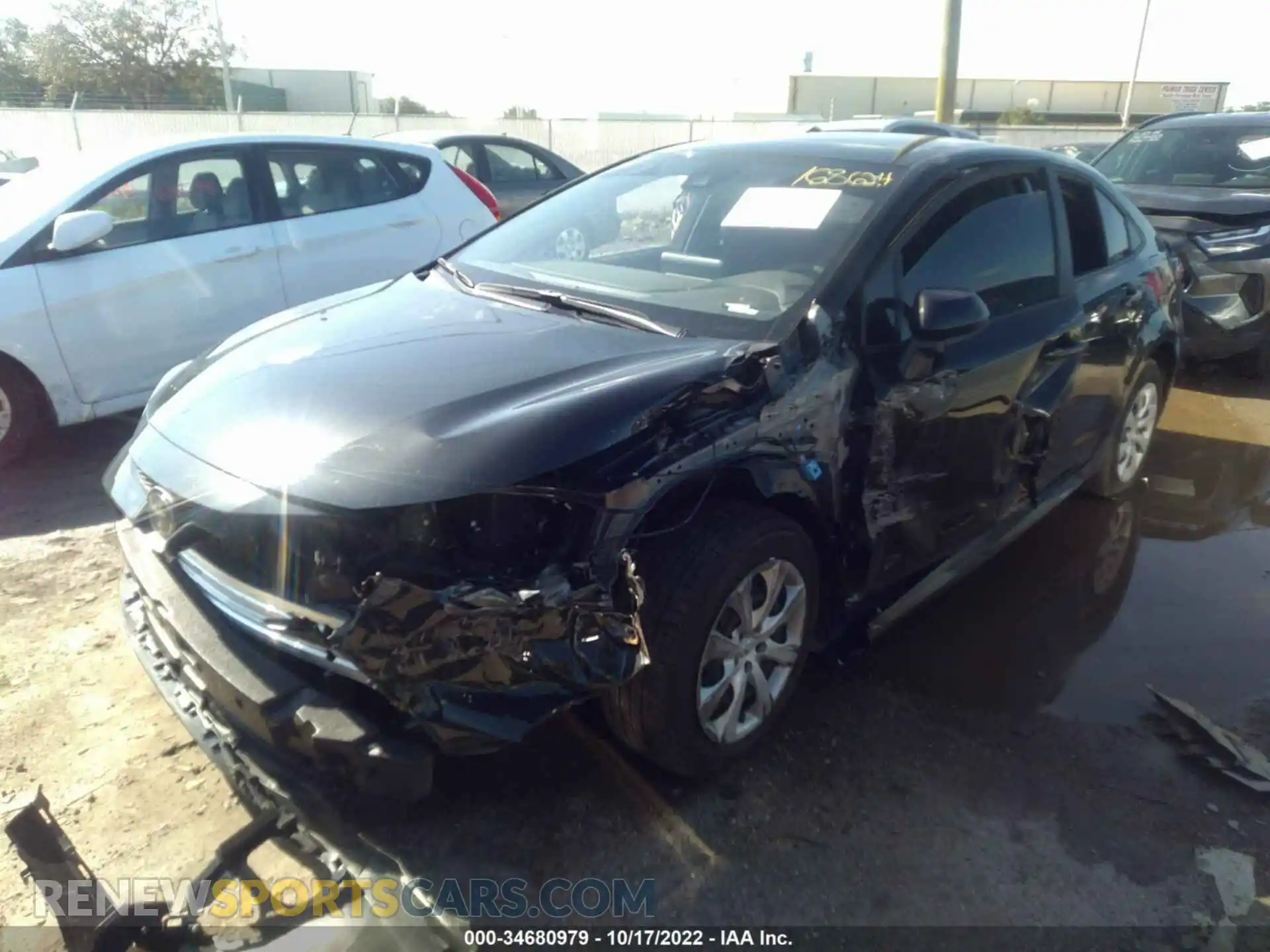 2 Photograph of a damaged car JTDEPMAE6NJ227357 TOYOTA COROLLA 2022