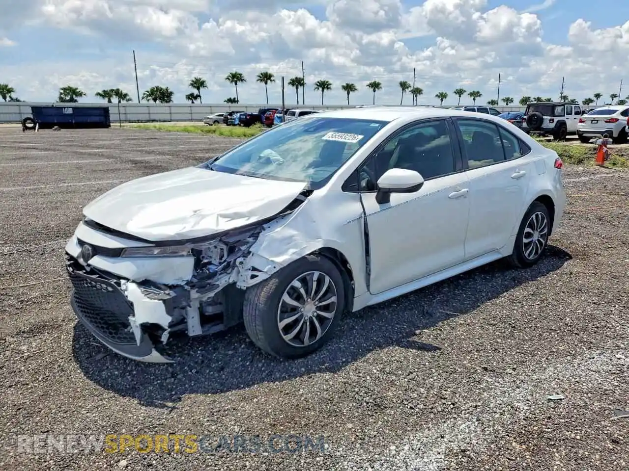 1 Photograph of a damaged car JTDEPMAE7N3010761 TOYOTA COROLLA 2022