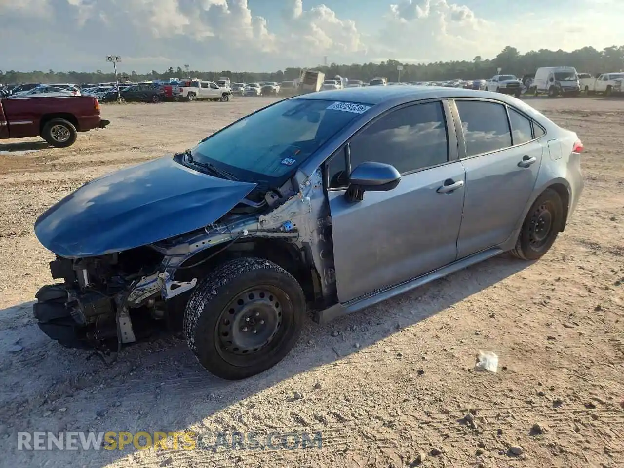 1 Photograph of a damaged car JTDEPMAE7N3015233 TOYOTA COROLLA 2022