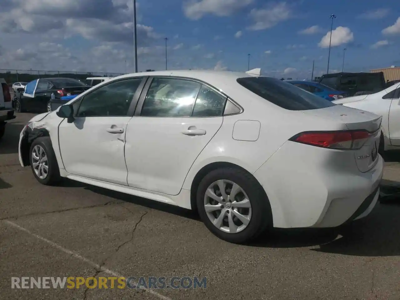 2 fotografías del automóvil dañado JTDEPMAE7N3017385 TOYOTA COROLLA 2022