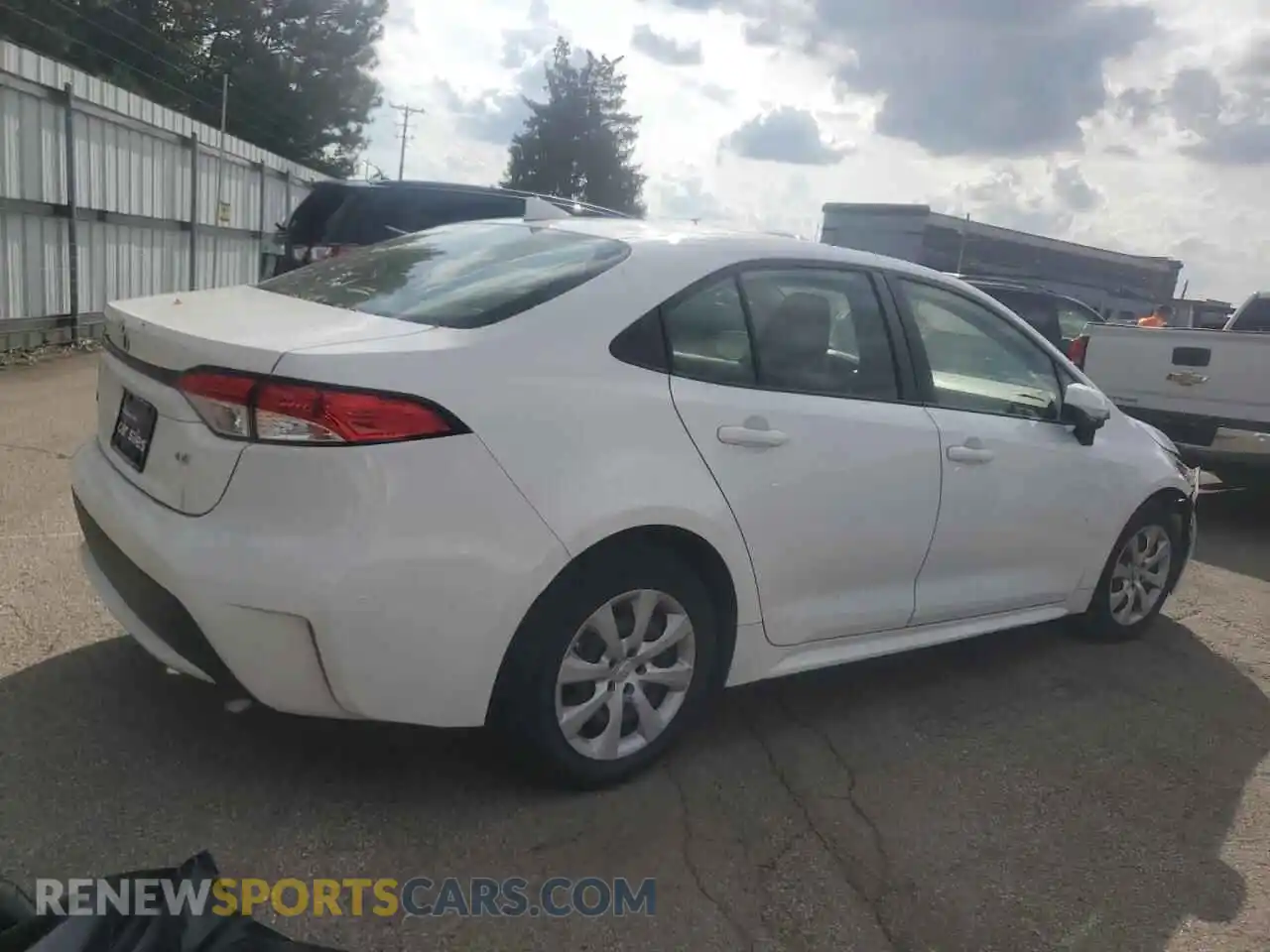 3 fotografías del automóvil dañado JTDEPMAE7N3017385 TOYOTA COROLLA 2022
