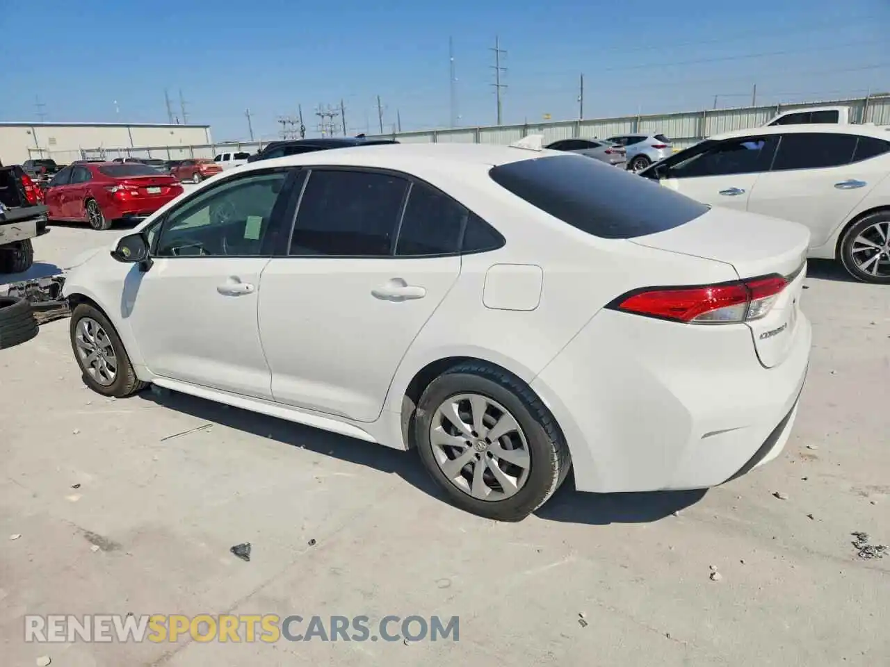 2 Photograph of a damaged car JTDEPMAE7NJ194806 TOYOTA COROLLA 2022