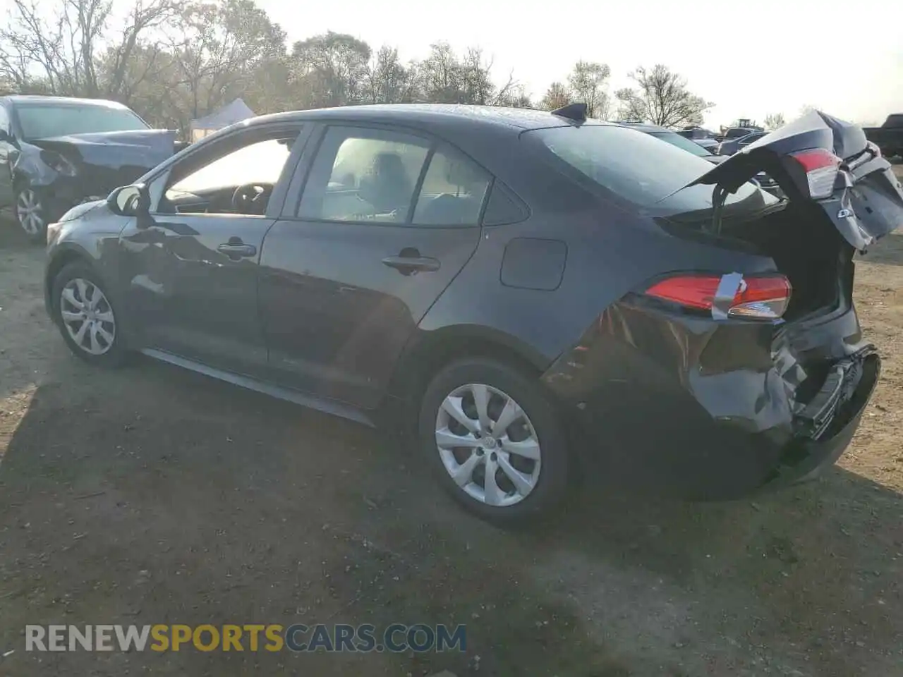 2 fotografías del automóvil dañado JTDEPMAE7NJ199844 TOYOTA COROLLA 2022