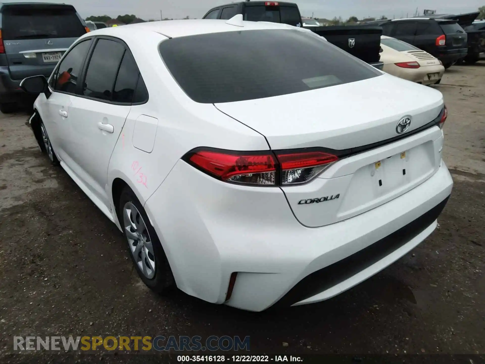 3 Photograph of a damaged car JTDEPMAE7NJ200216 TOYOTA COROLLA 2022