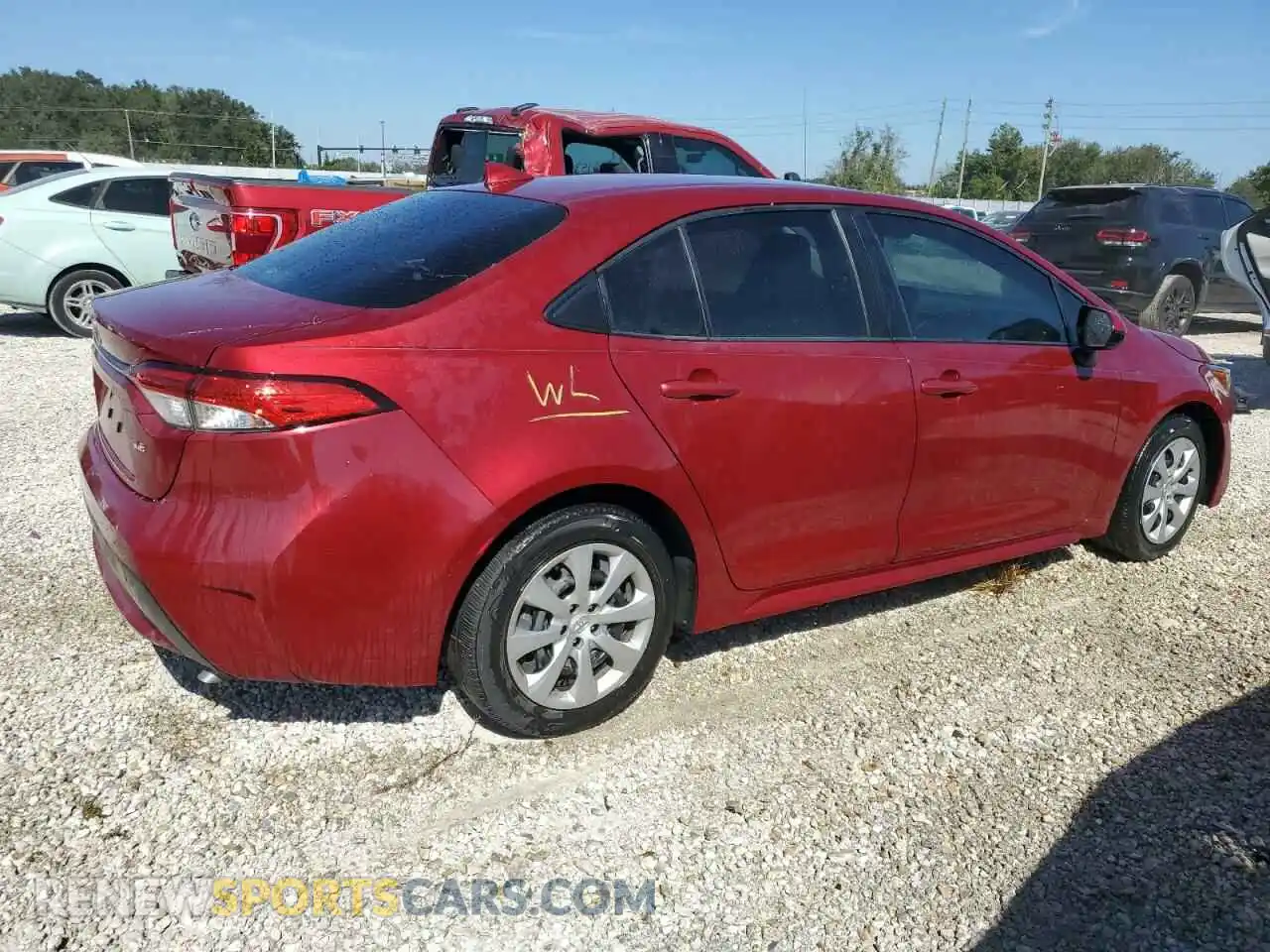 3 Photograph of a damaged car JTDEPMAE7NJ212172 TOYOTA COROLLA 2022