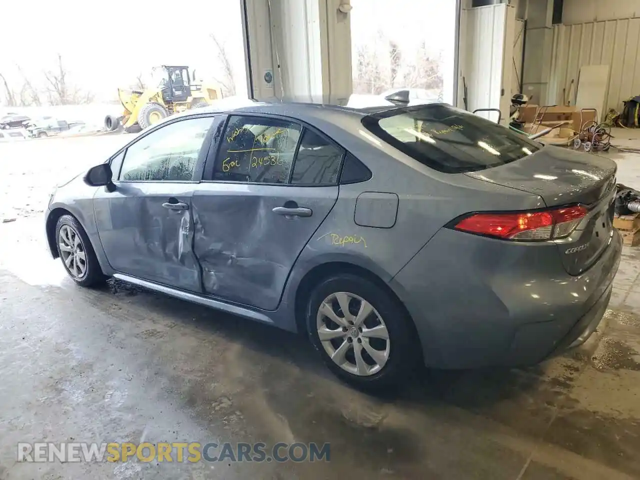 2 fotografías del automóvil dañado JTDEPMAE7NJ224516 TOYOTA COROLLA 2022