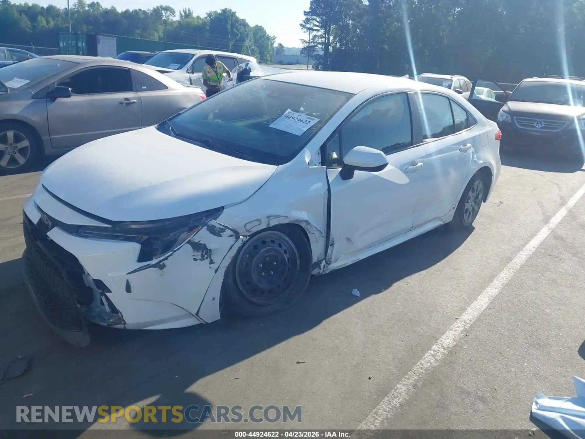 2 Photograph of a damaged car JTDEPMAE8N3014009 TOYOTA COROLLA 2022