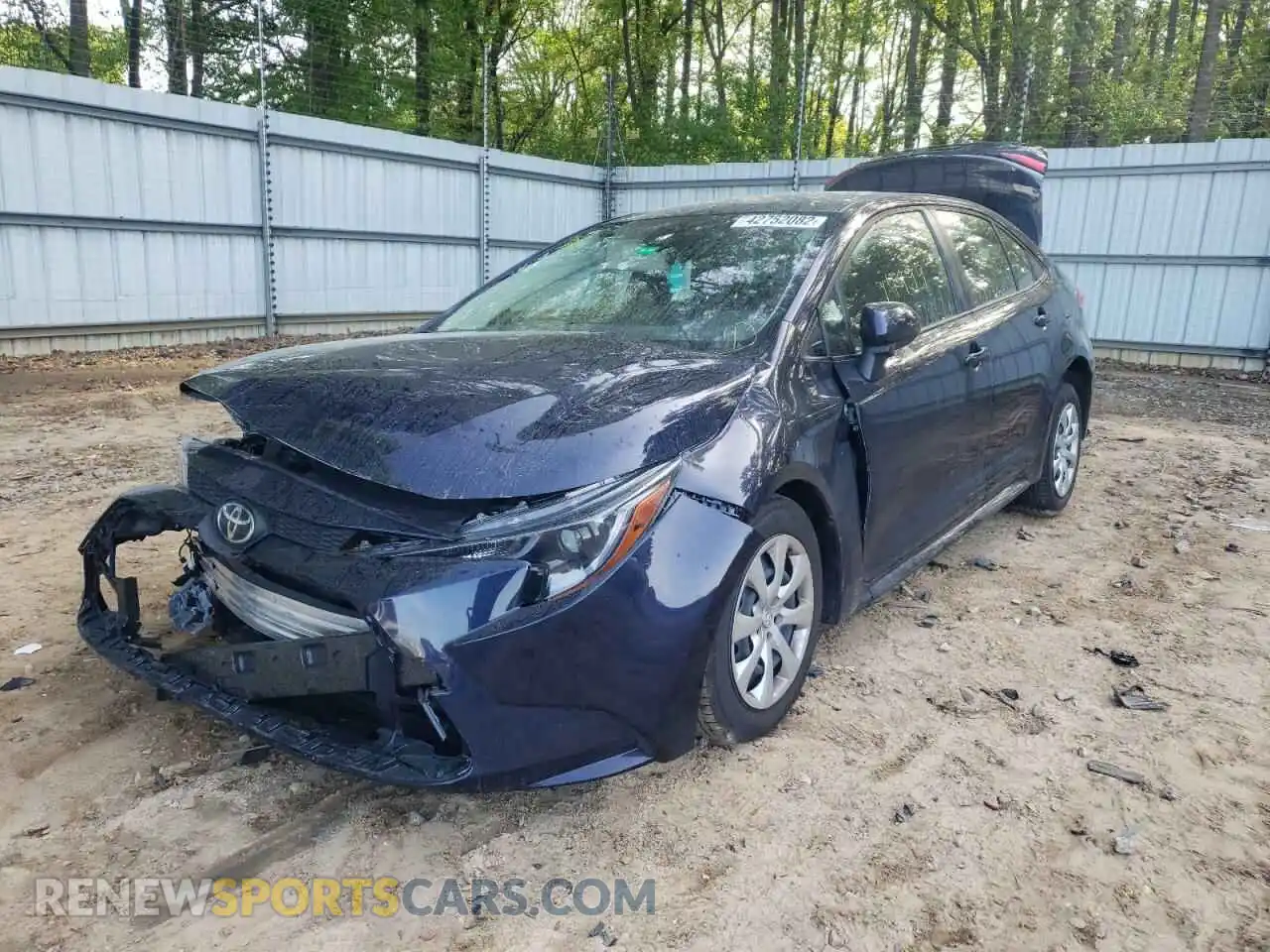 2 Photograph of a damaged car JTDEPMAE8NJ191669 TOYOTA COROLLA 2022