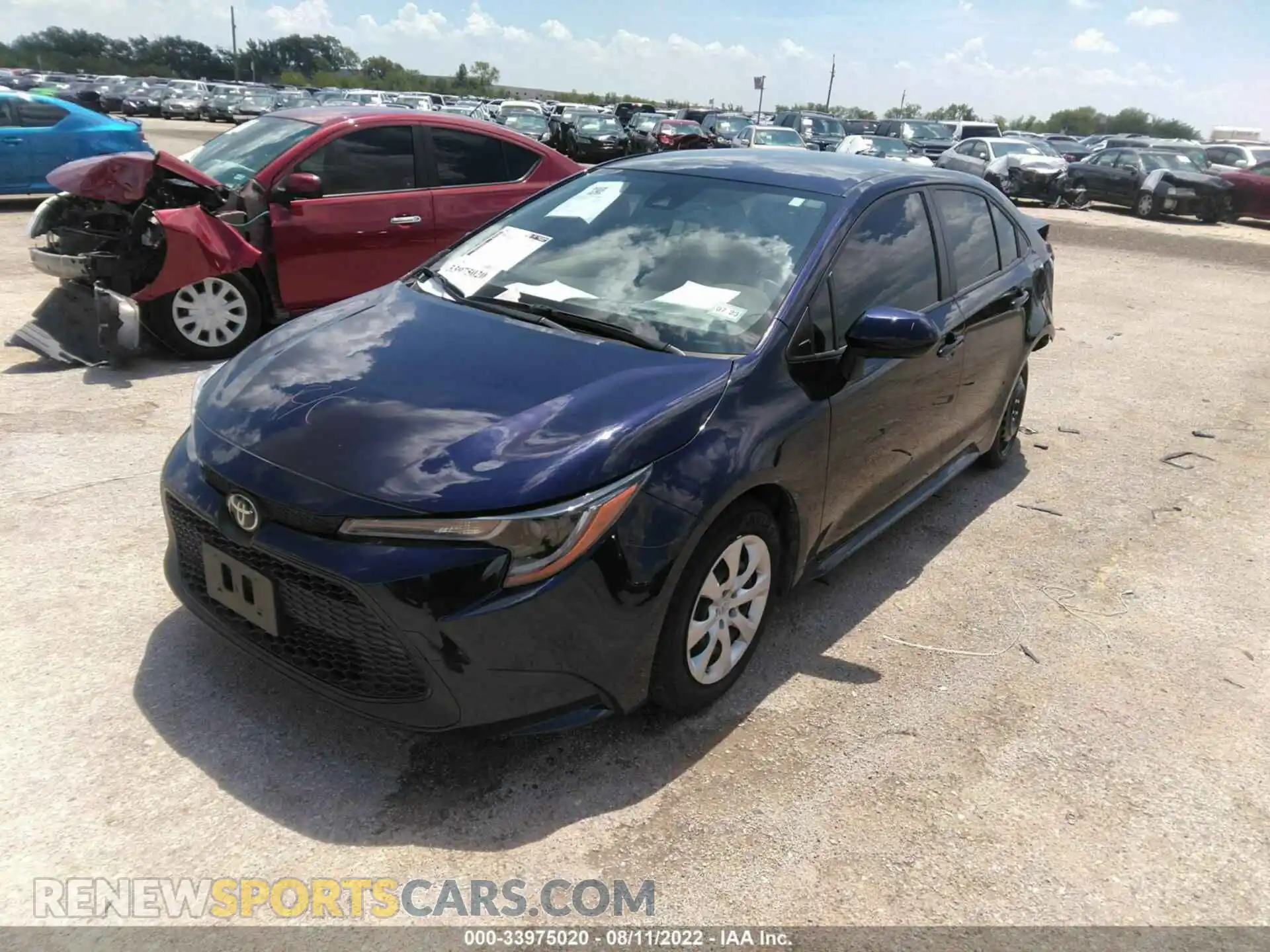 2 Photograph of a damaged car JTDEPMAE8NJ198461 TOYOTA COROLLA 2022