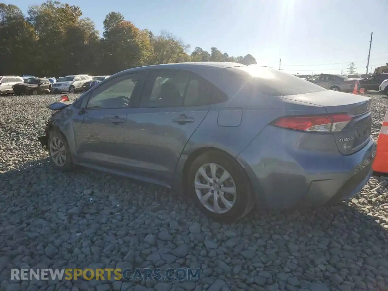 2 Photograph of a damaged car JTDEPMAE8NJ199061 TOYOTA COROLLA 2022