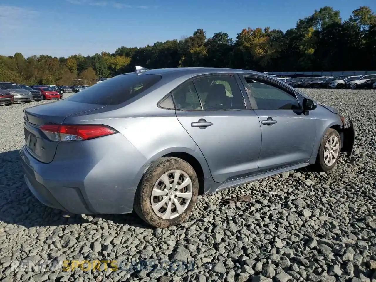 3 Photograph of a damaged car JTDEPMAE8NJ199061 TOYOTA COROLLA 2022