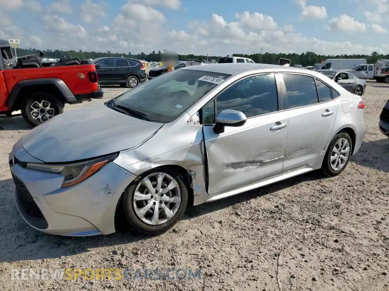 1 Фотография поврежденного автомобиля JTDEPMAE8NJ200077 TOYOTA COROLLA 2022