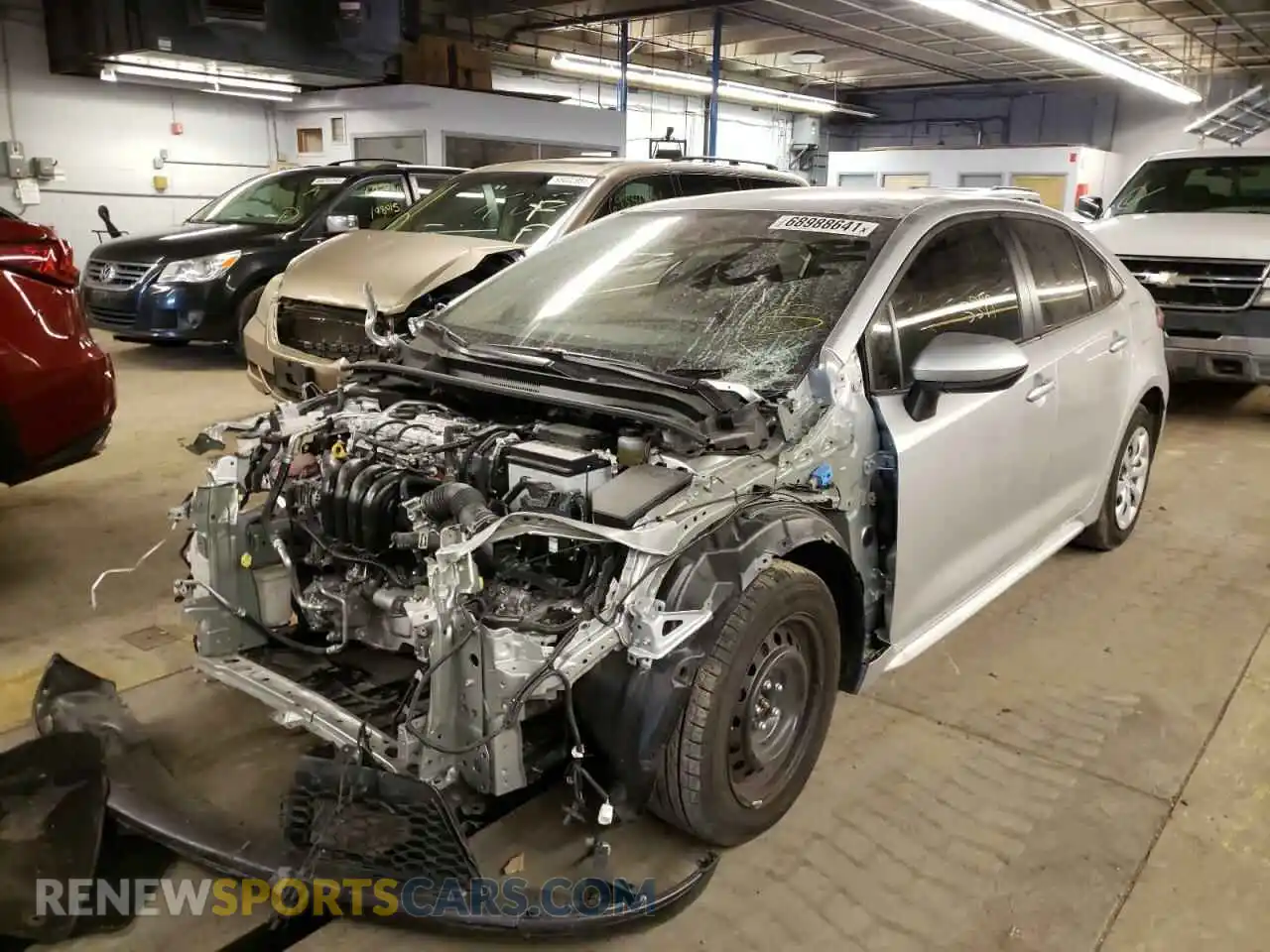 2 Photograph of a damaged car JTDEPMAE8NJ202508 TOYOTA COROLLA 2022