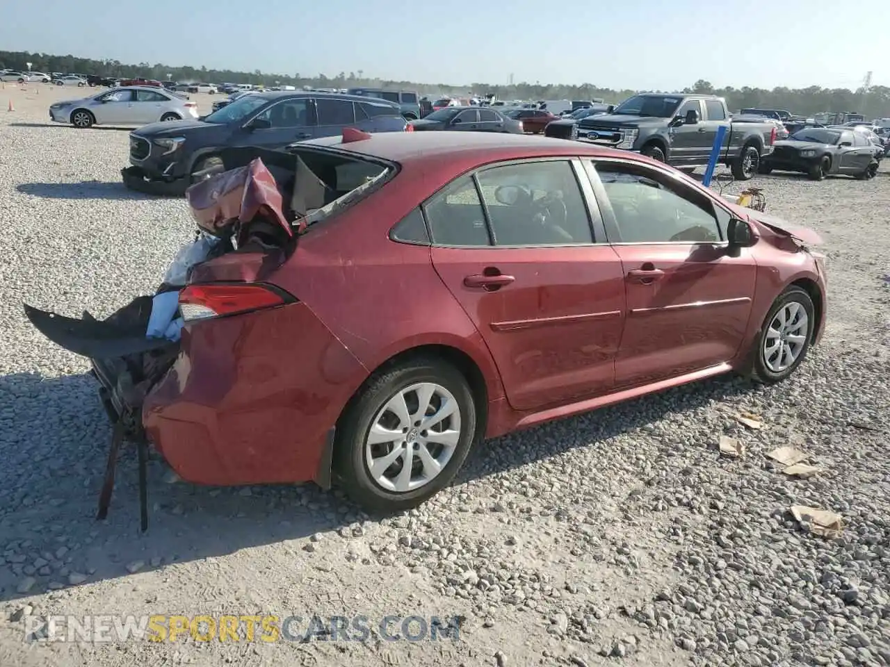 3 Photograph of a damaged car JTDEPMAE8NJ205165 TOYOTA COROLLA 2022