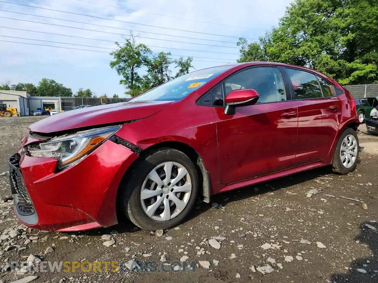 1 Photograph of a damaged car JTDEPMAE8NJ215856 TOYOTA COROLLA 2022