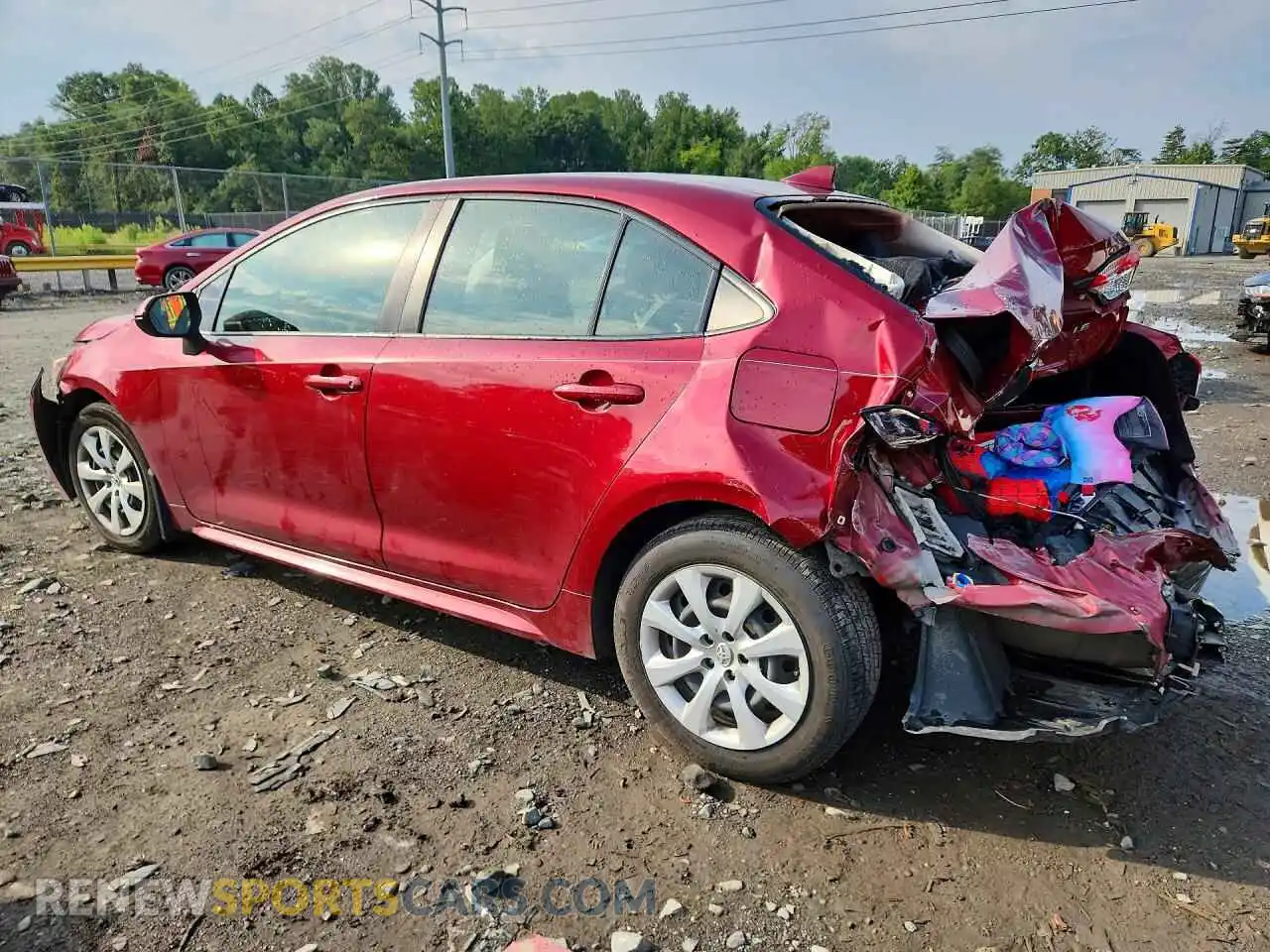 2 Photograph of a damaged car JTDEPMAE8NJ215856 TOYOTA COROLLA 2022