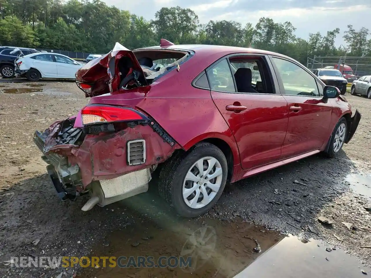 3 Photograph of a damaged car JTDEPMAE8NJ215856 TOYOTA COROLLA 2022