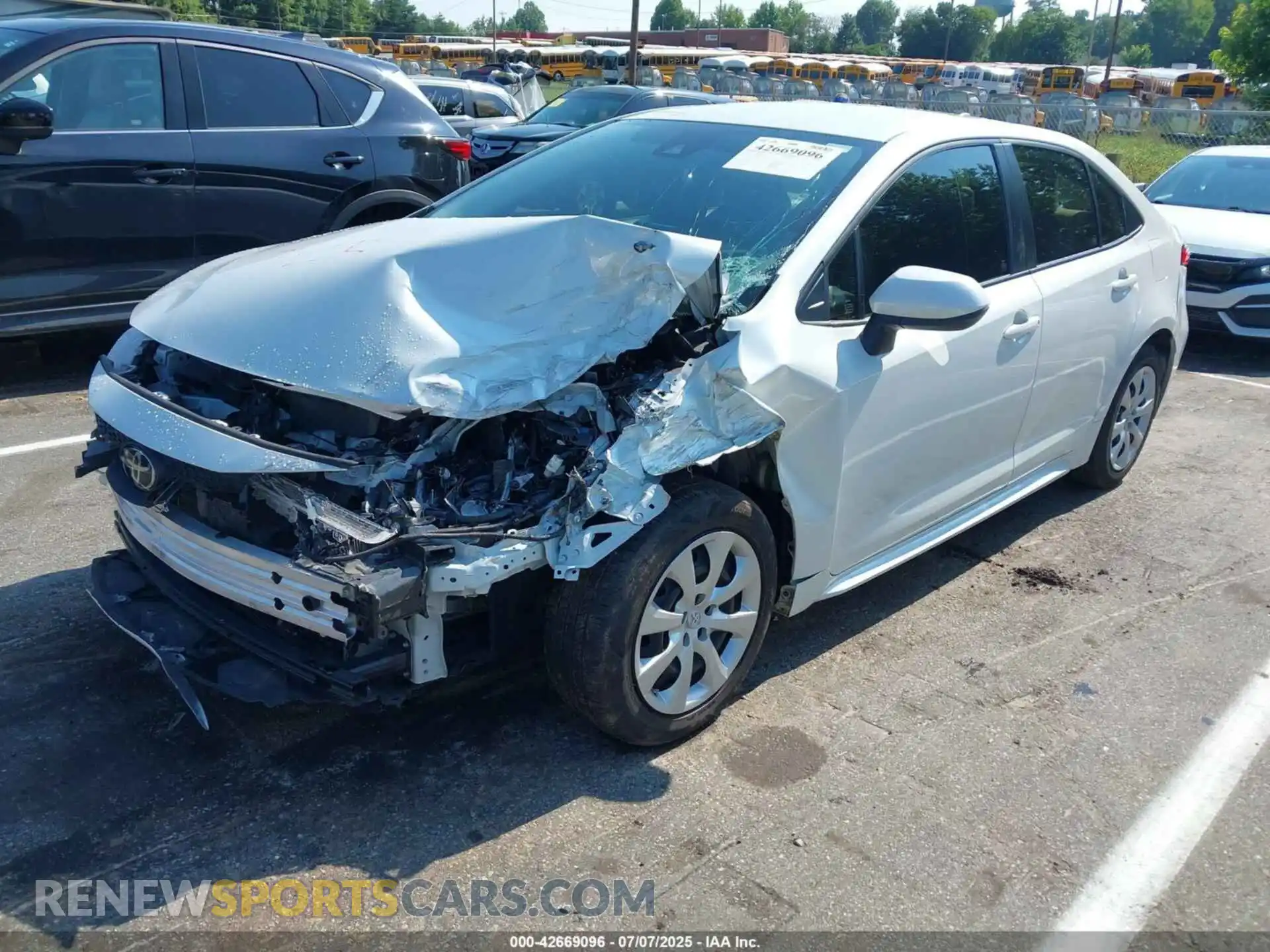 2 Фотография поврежденного автомобиля JTDEPMAE9N3000460 TOYOTA COROLLA 2022