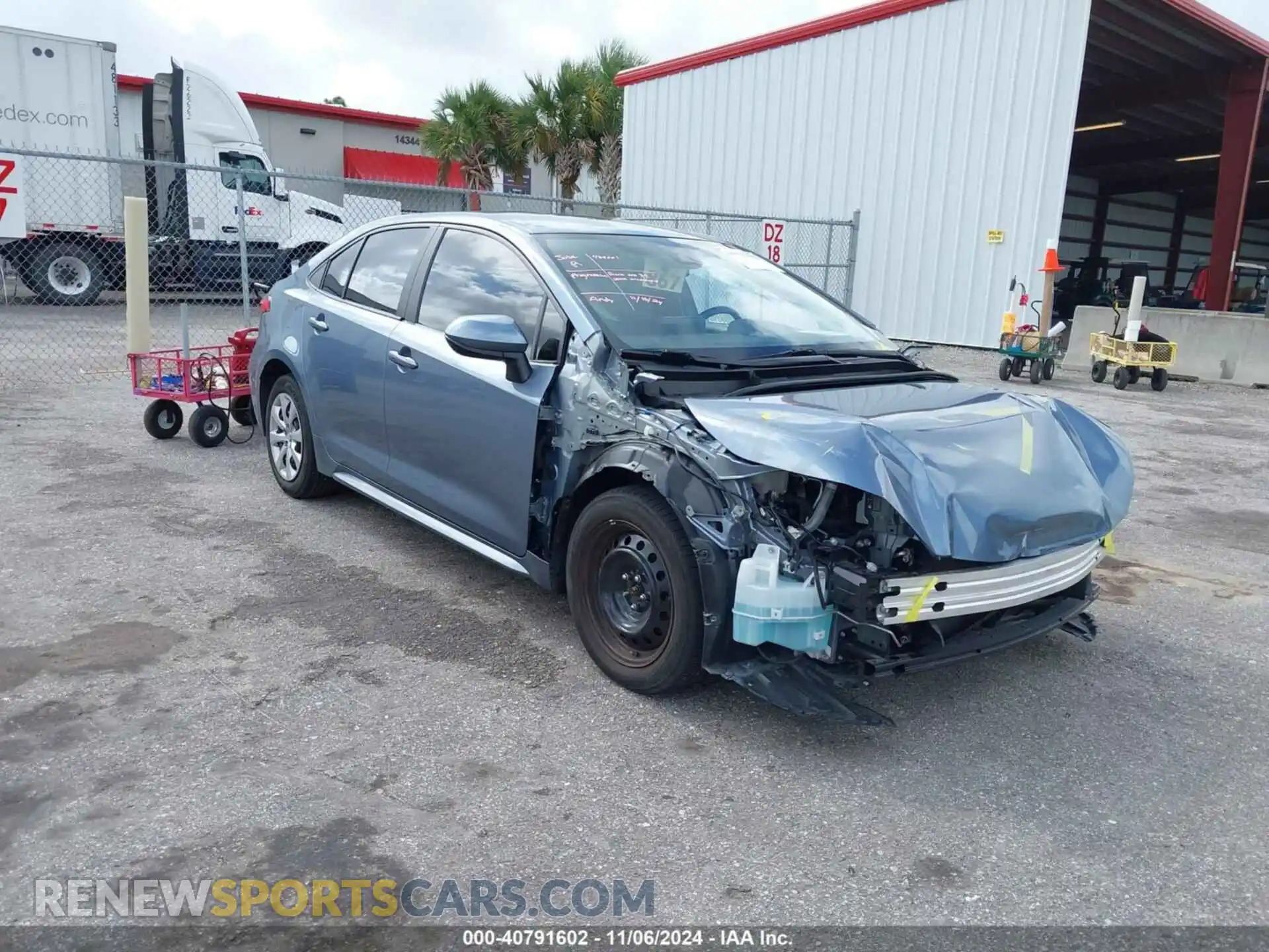 1 Photograph of a damaged car JTDEPMAE9N3012009 TOYOTA COROLLA 2022