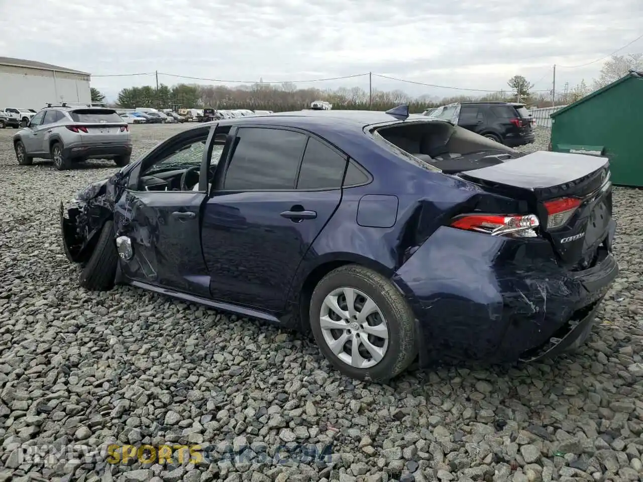 2 Photograph of a damaged car JTDEPMAE9NJ190370 TOYOTA COROLLA 2022