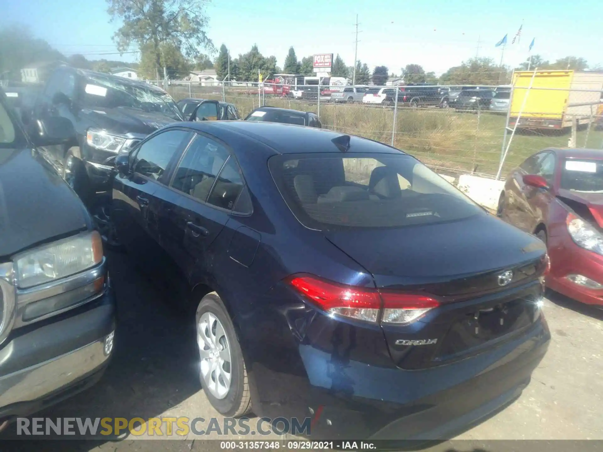 3 Photograph of a damaged car JTDEPMAE9NJ196010 TOYOTA COROLLA 2022