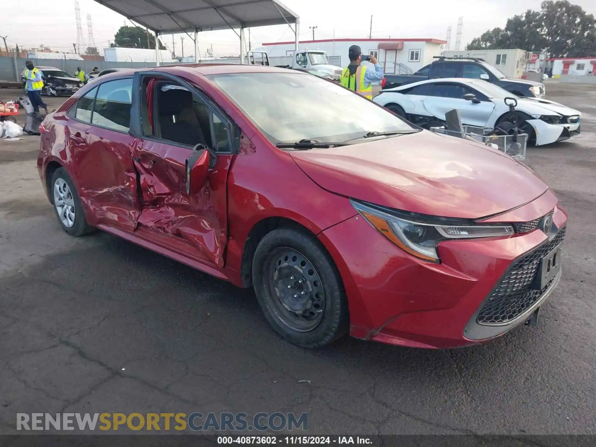 1 Photograph of a damaged car JTDEPMAE9NJ200959 TOYOTA COROLLA 2022