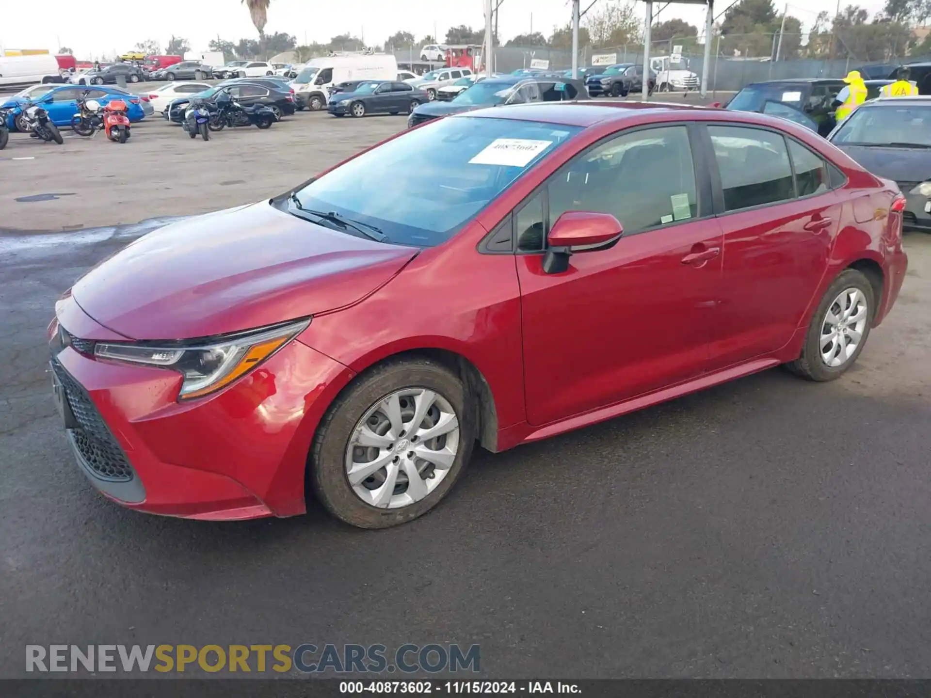 2 Photograph of a damaged car JTDEPMAE9NJ200959 TOYOTA COROLLA 2022