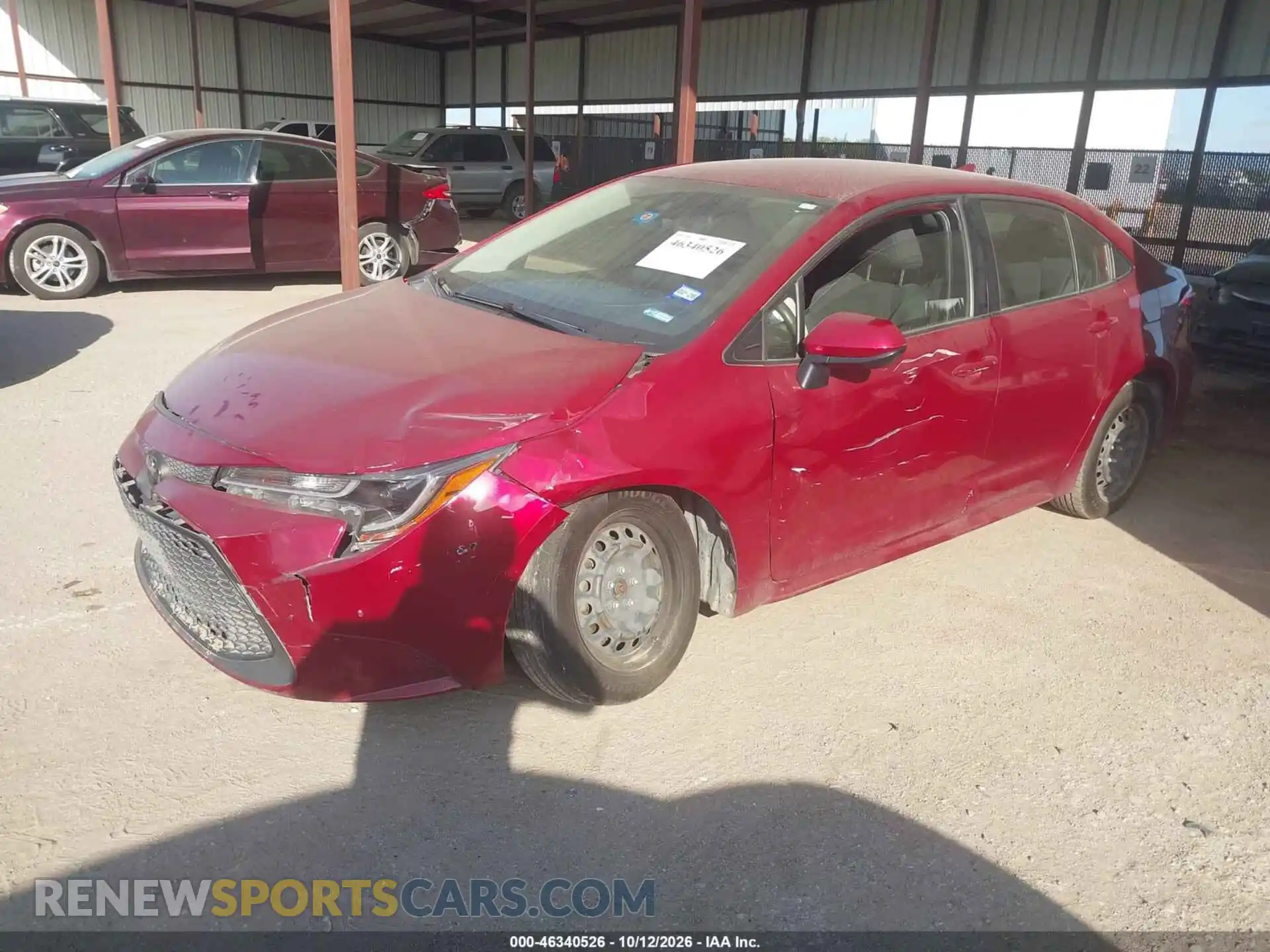 2 Photograph of a damaged car JTDEPMAE9NJ205689 TOYOTA COROLLA 2022
